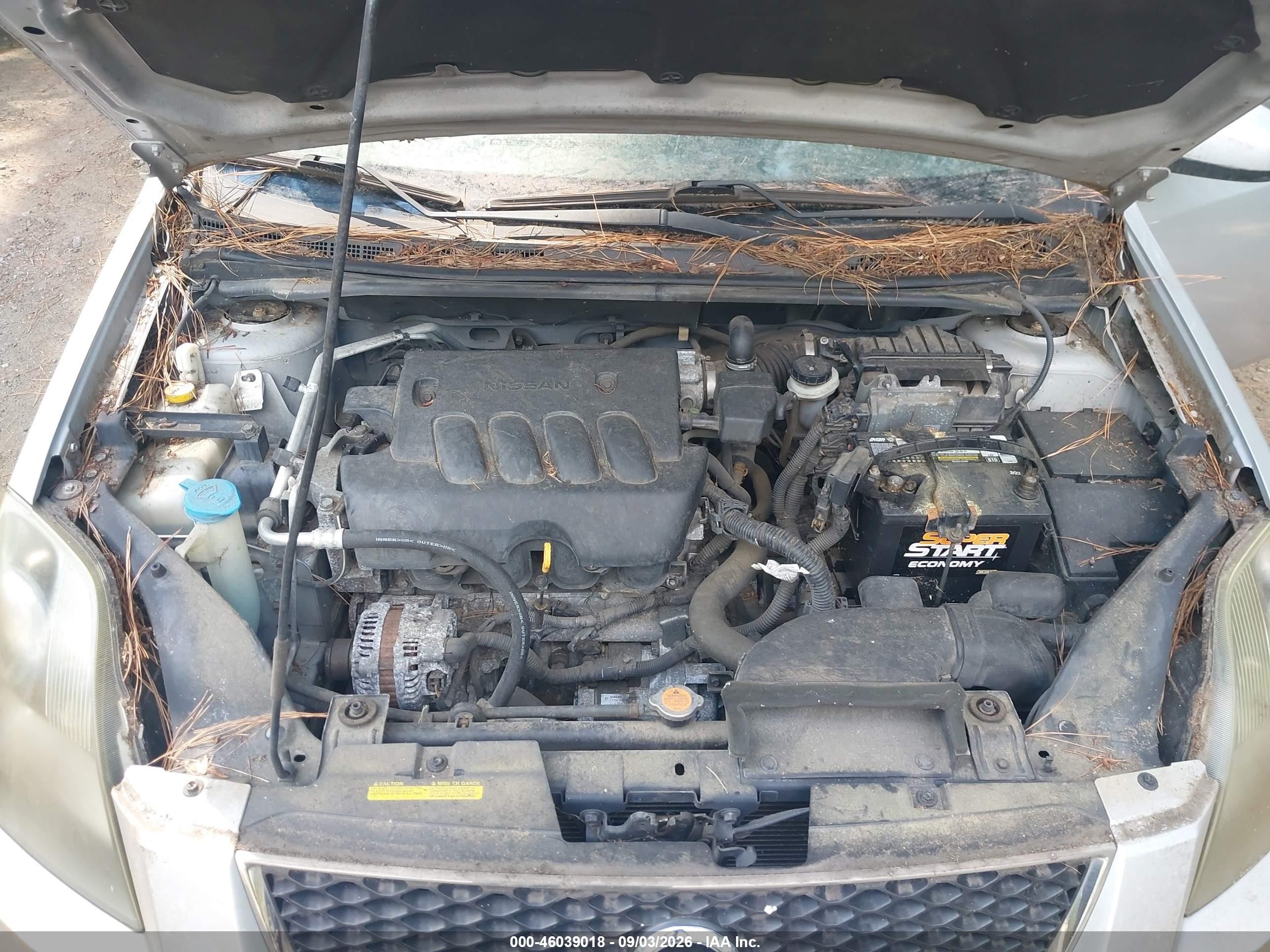 2009 Nissan Sentra 2.0sr Silver vin: 3N1AB61E79L694071