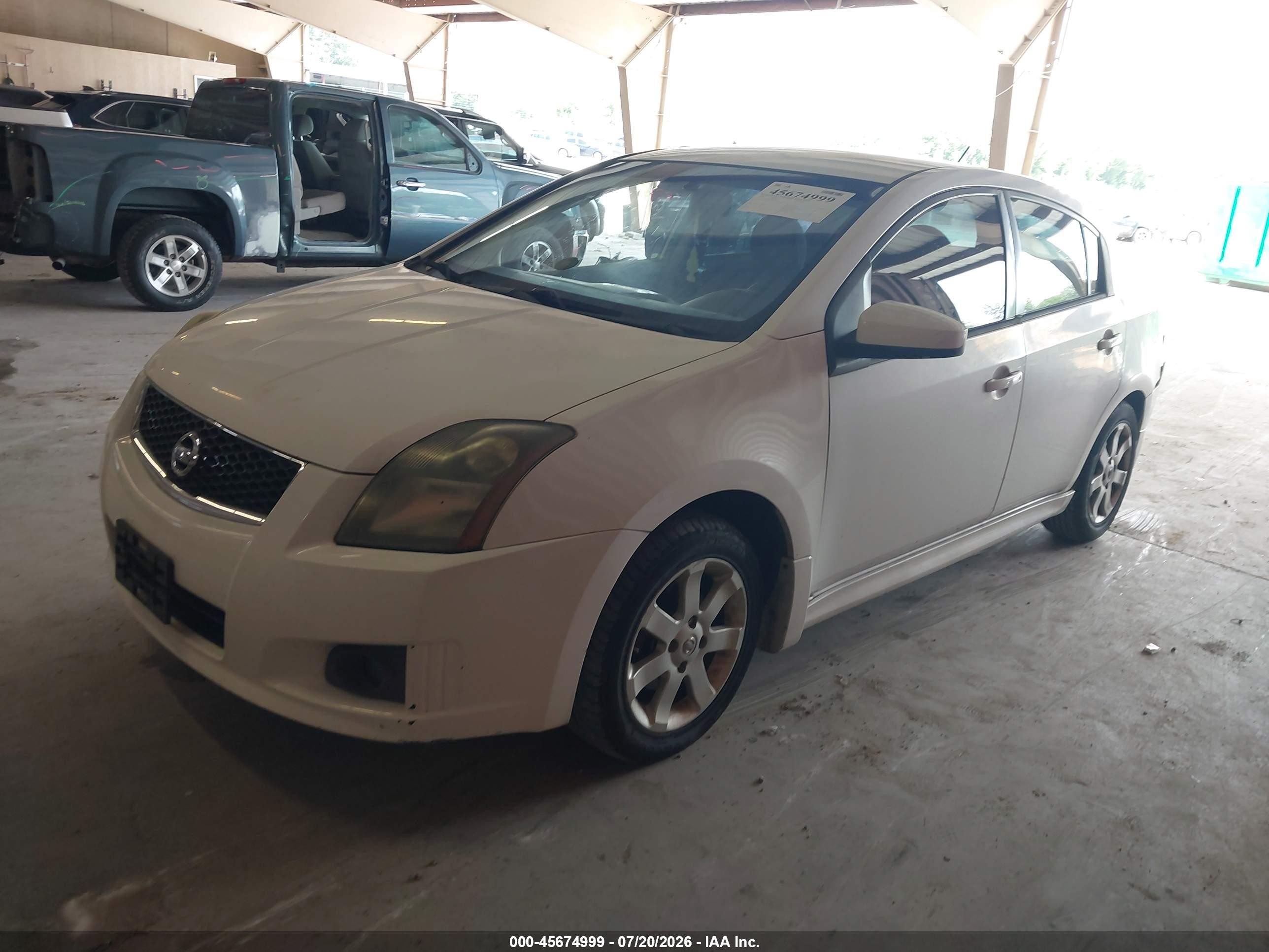 2009 Nissan Sentra 2.0sr White vin: 3N1AB61E79L695799