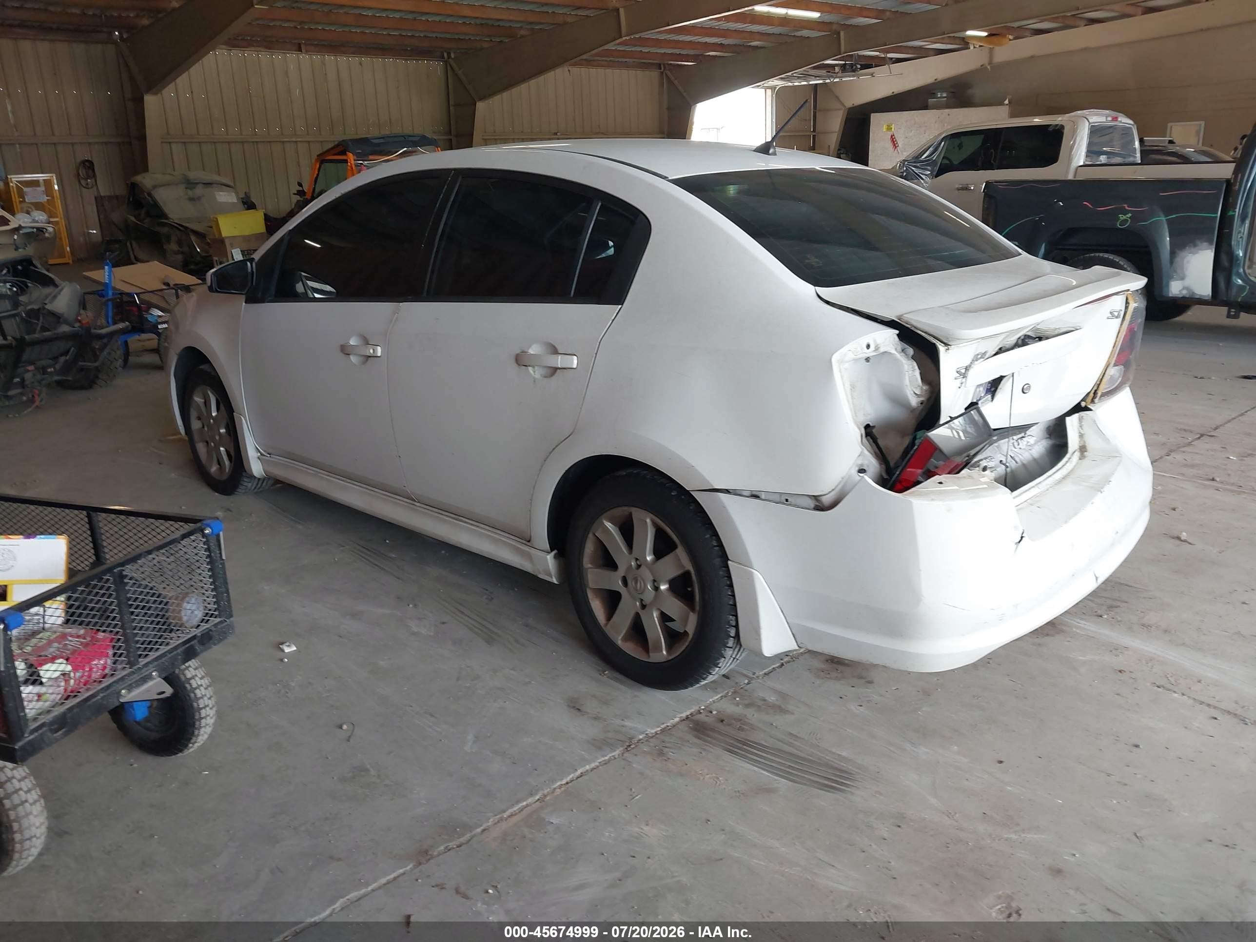 2009 Nissan Sentra 2.0sr White vin: 3N1AB61E79L695799