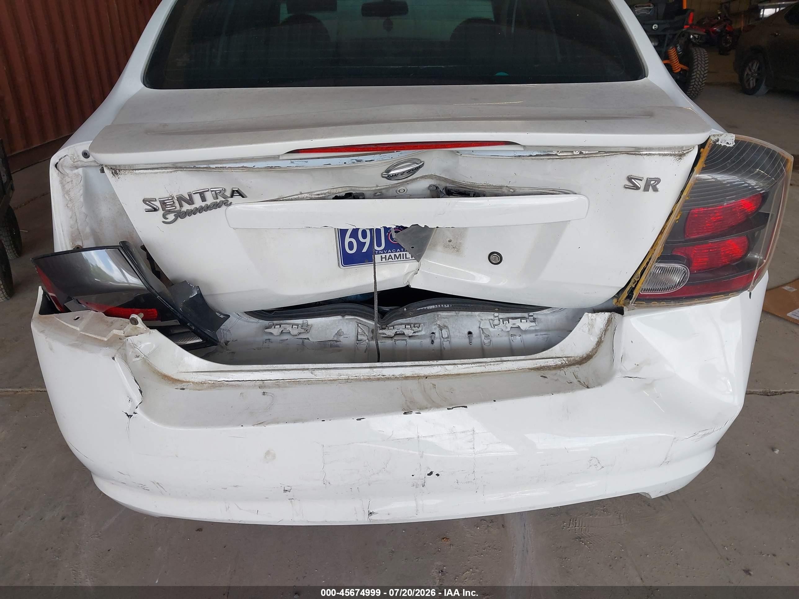 2009 Nissan Sentra 2.0sr White vin: 3N1AB61E79L695799