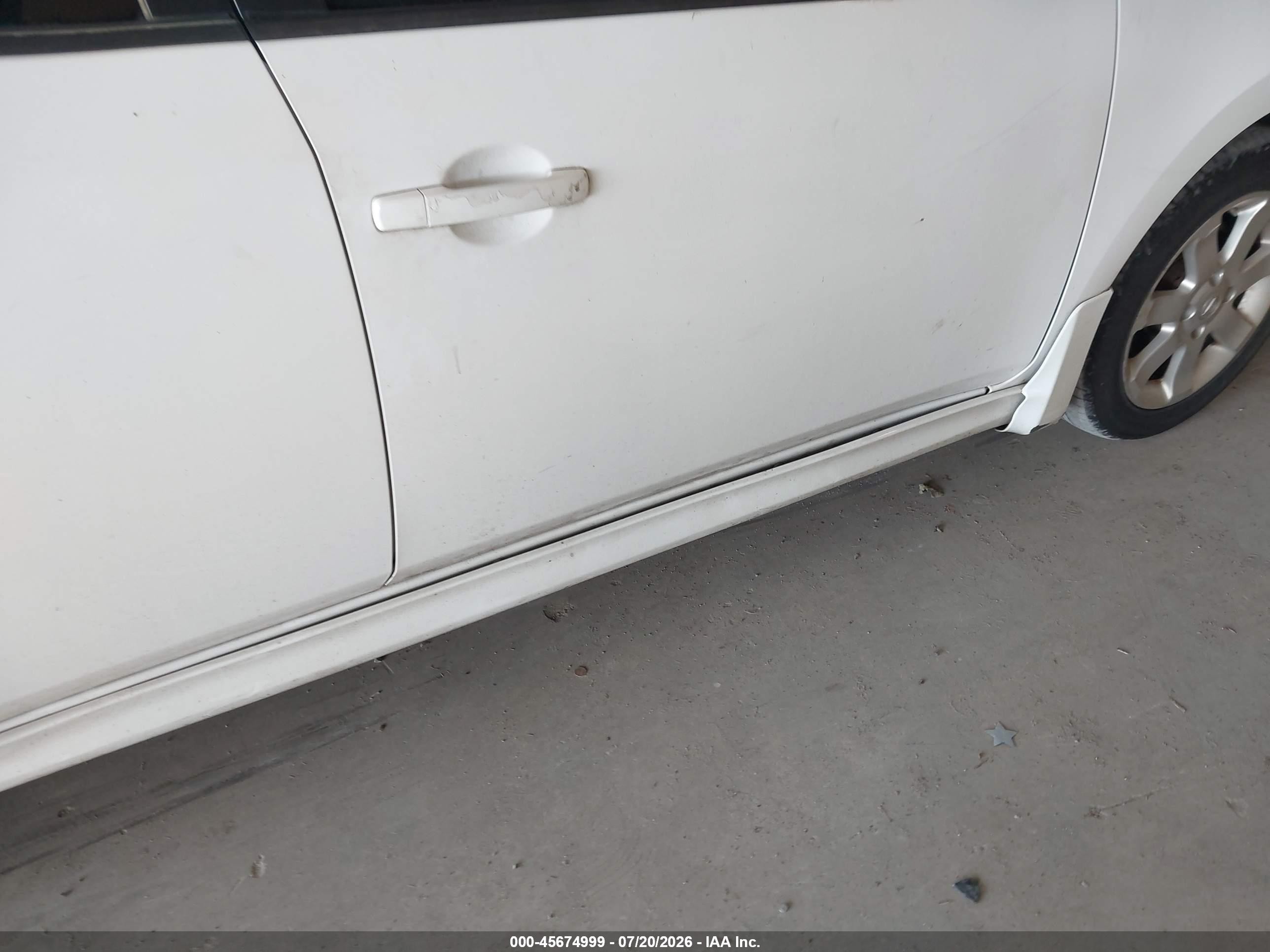 2009 Nissan Sentra 2.0sr White vin: 3N1AB61E79L695799