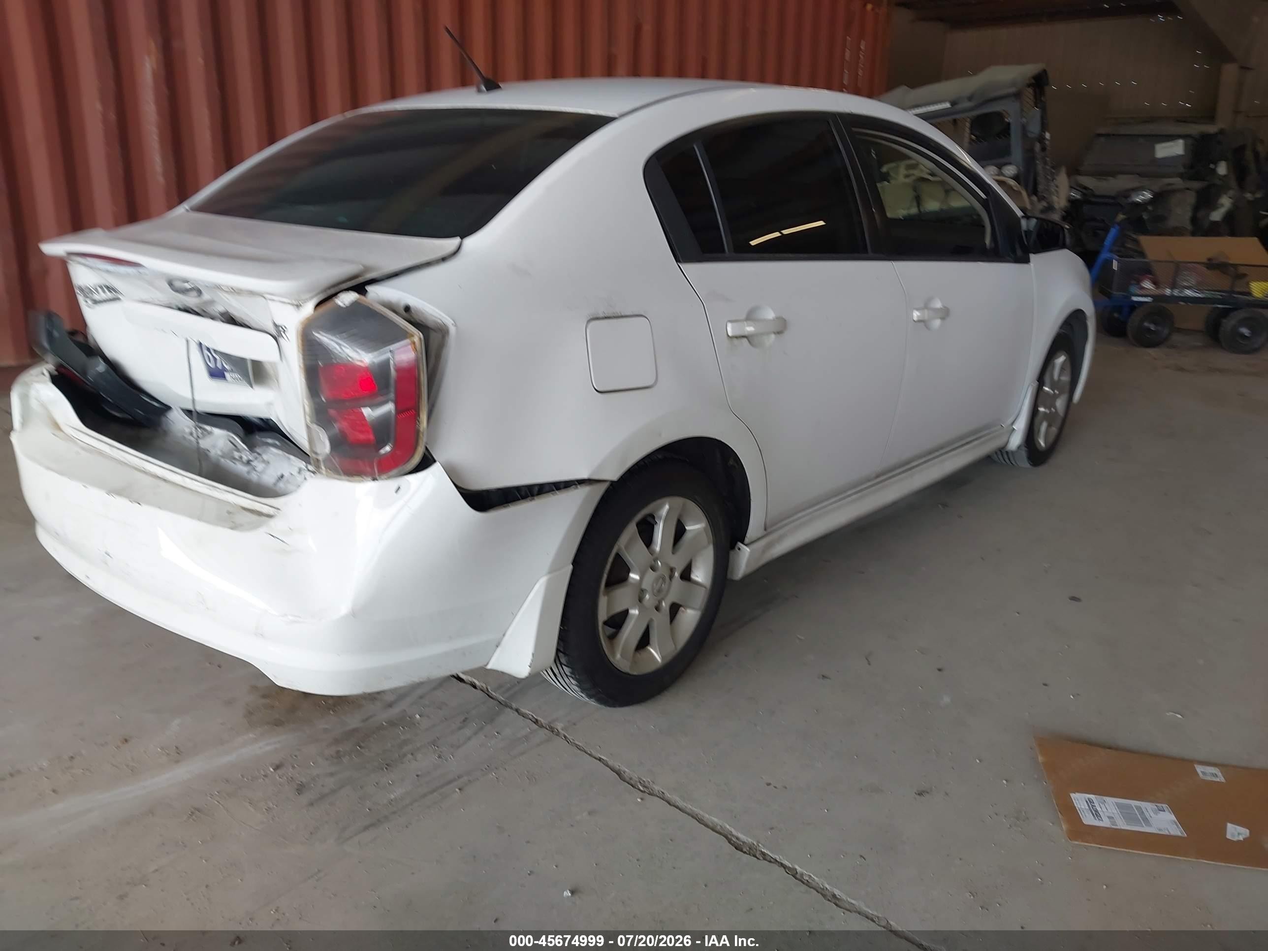 2009 Nissan Sentra 2.0sr White vin: 3N1AB61E79L695799