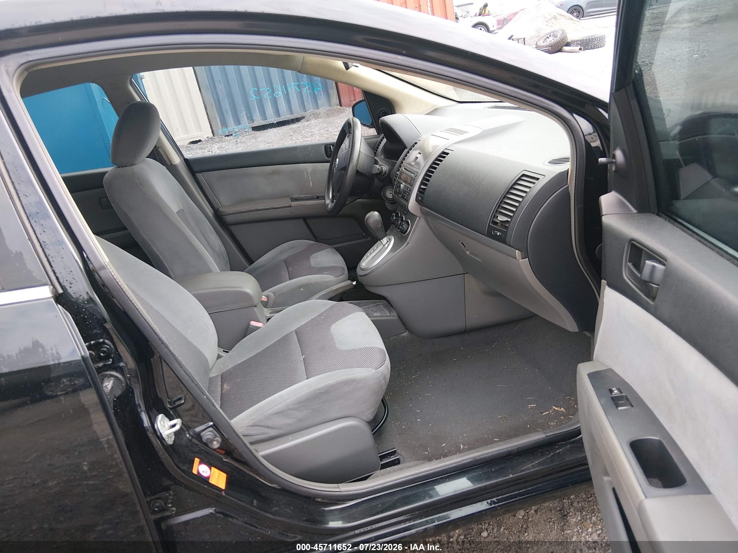 2007 Nissan Sentra 2.0 Black vin: 3N1AB61E87L652604