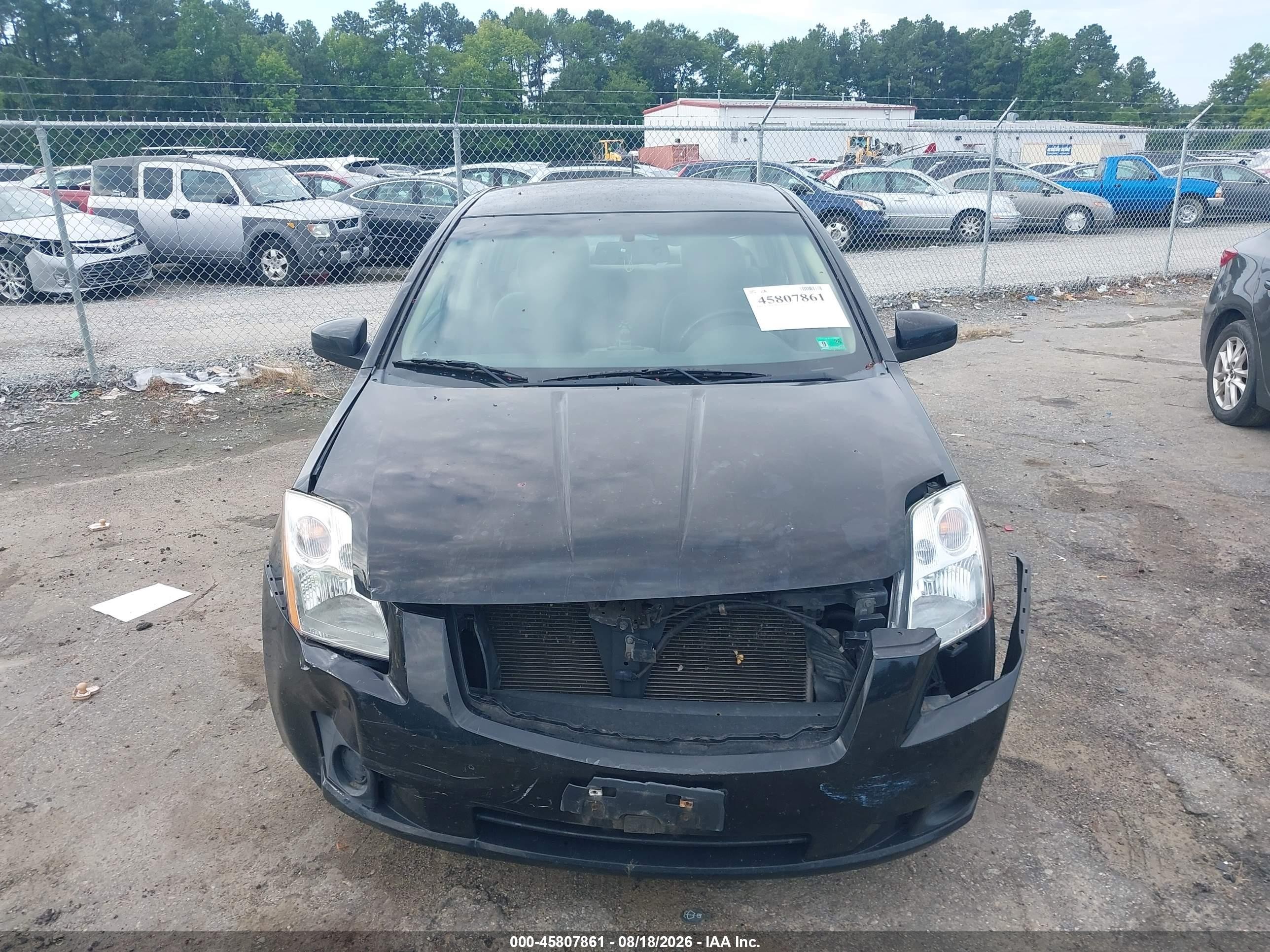 2007 Nissan Sentra 2.0s Черный vin: 3N1AB61E87L658788