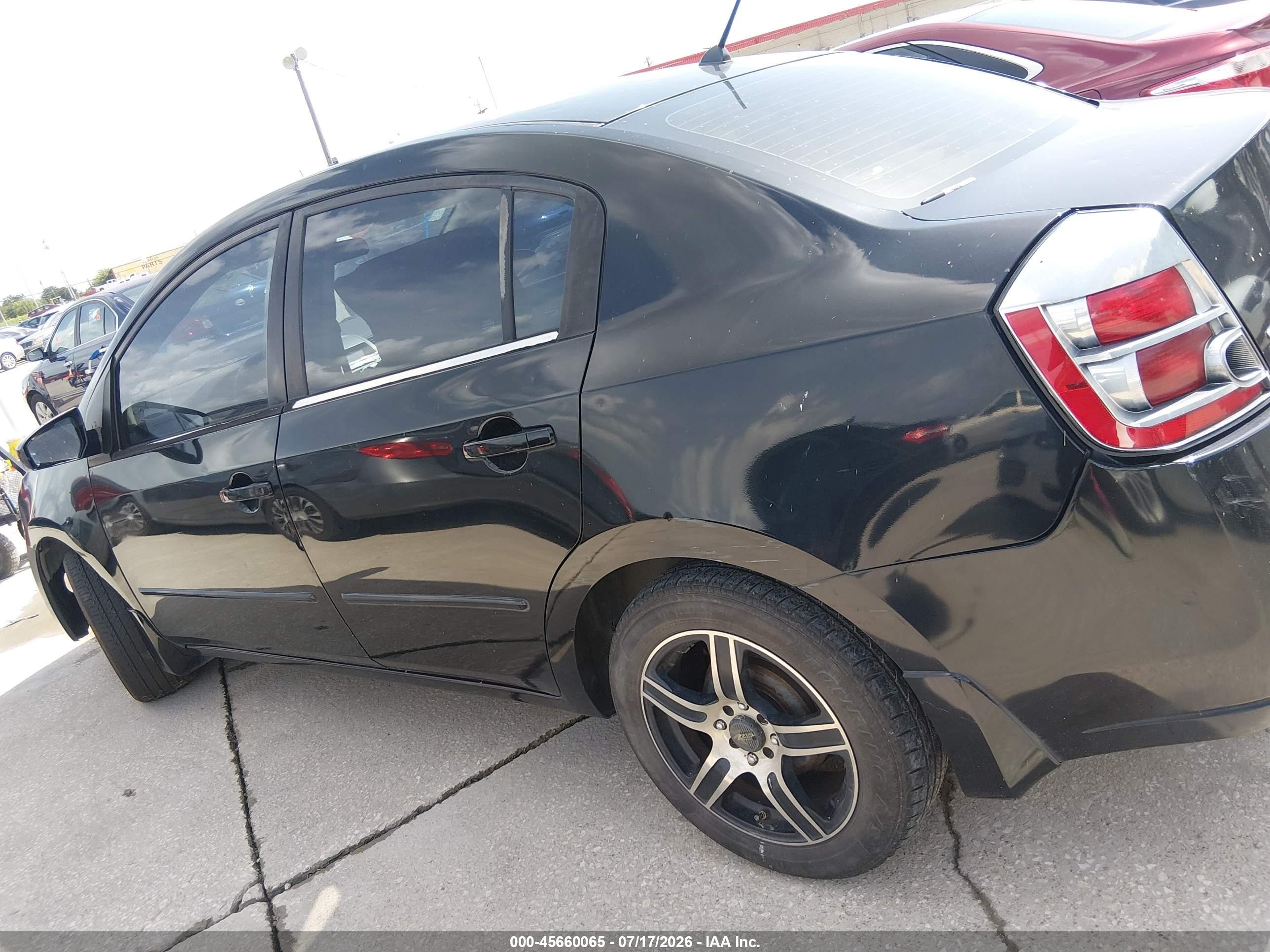 2007 Nissan Sentra 2.0sl Черный vin: 3N1AB61E87L693900