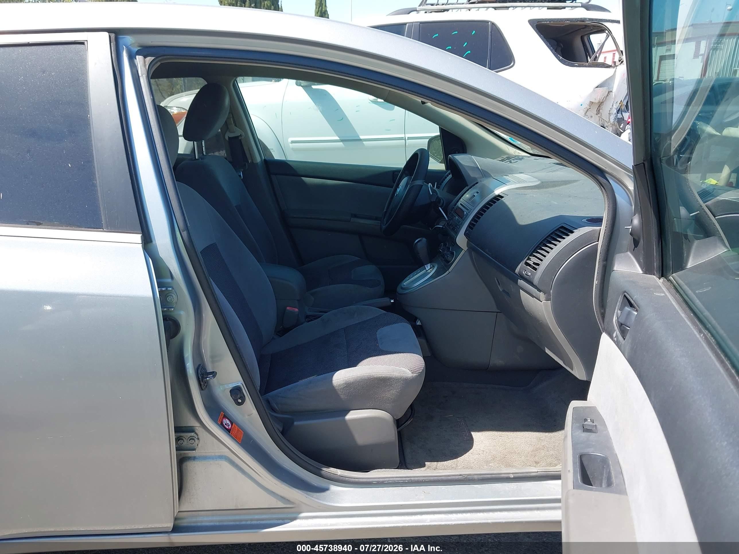 2007 Nissan Sentra 2.0 Silver vin: 3N1AB61E87L707553