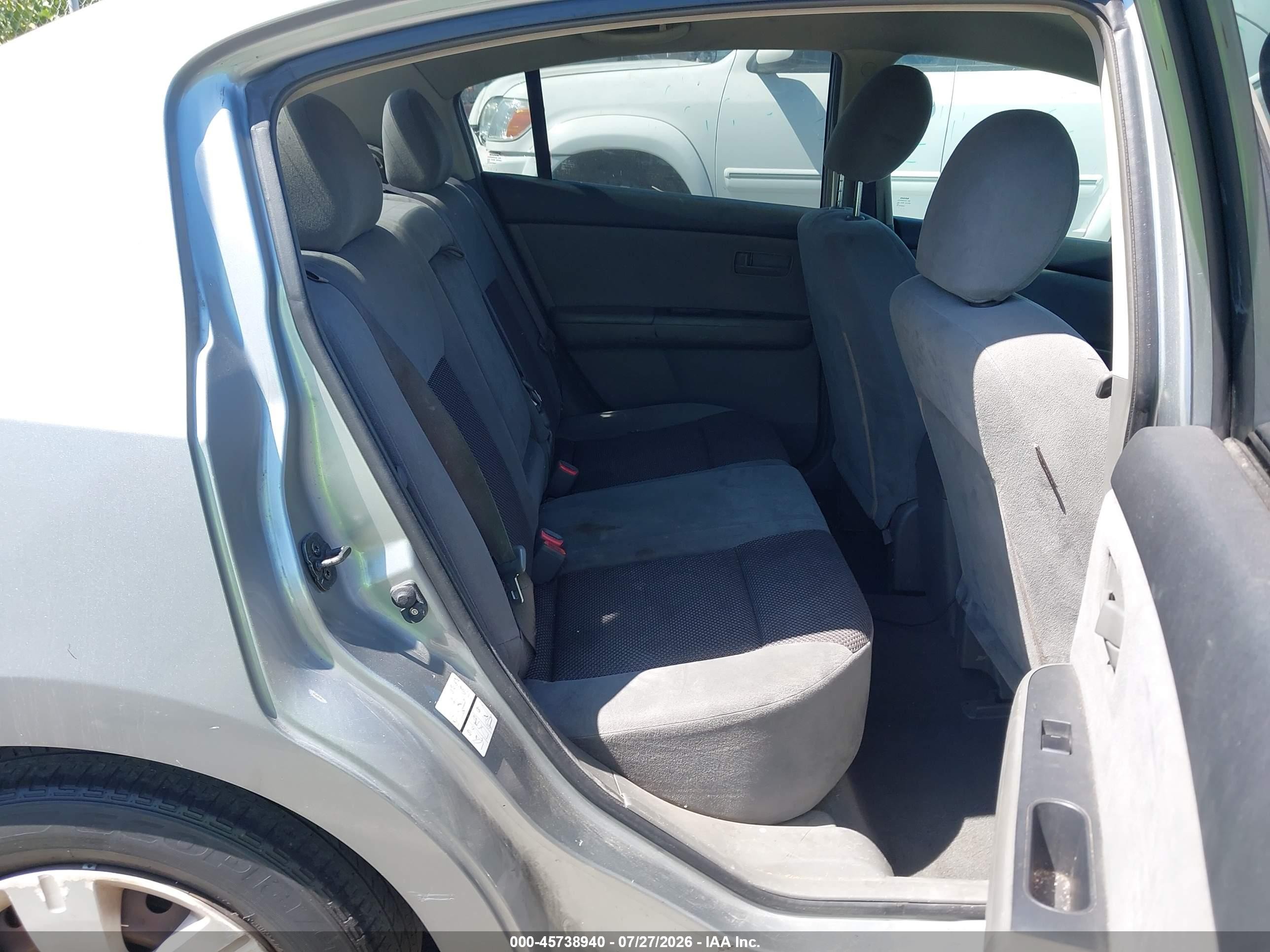 2007 Nissan Sentra 2.0 Silver vin: 3N1AB61E87L707553
