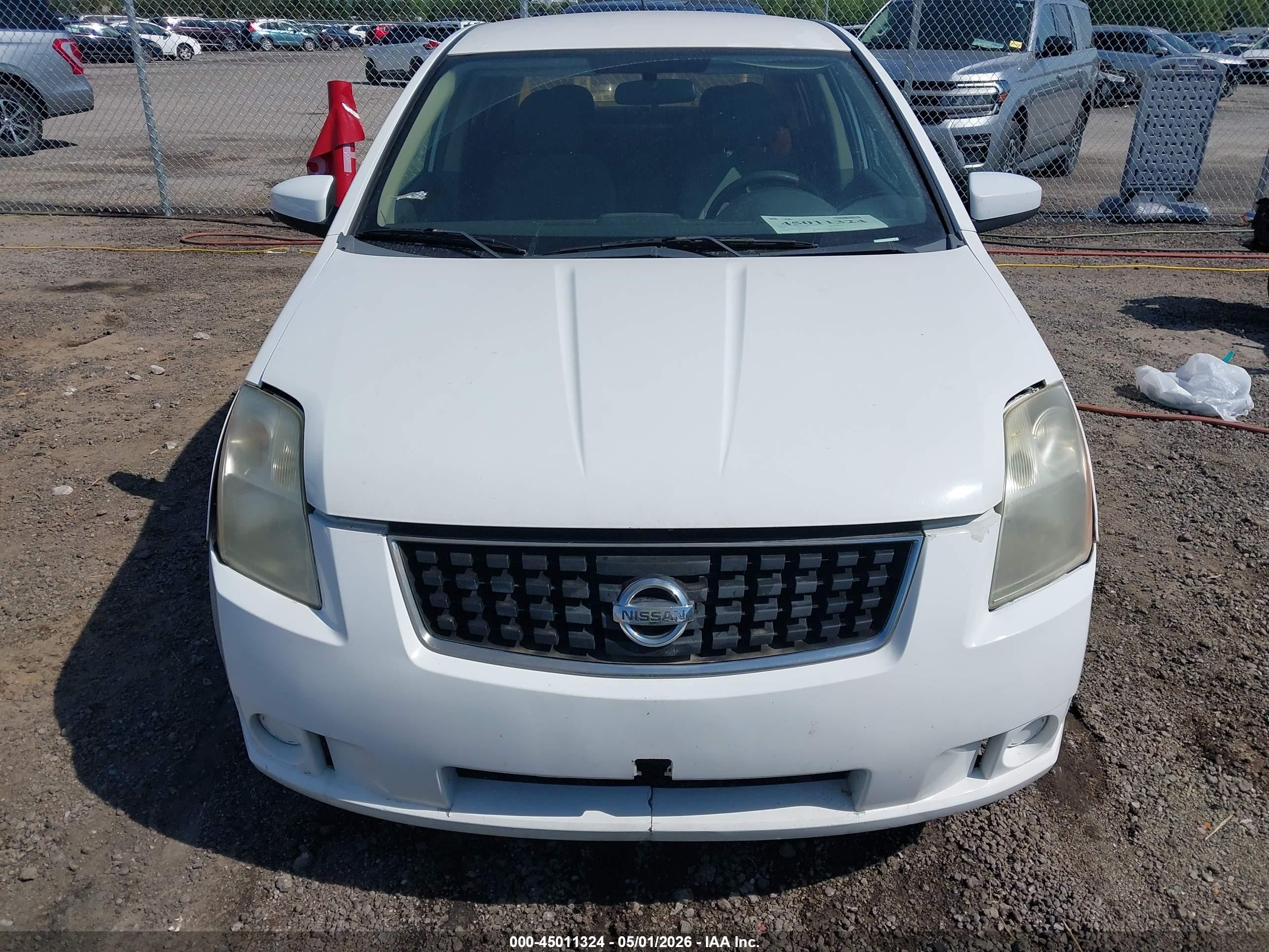 2008 Nissan Sentra 2.0 White vin: 3N1AB61E88L613304