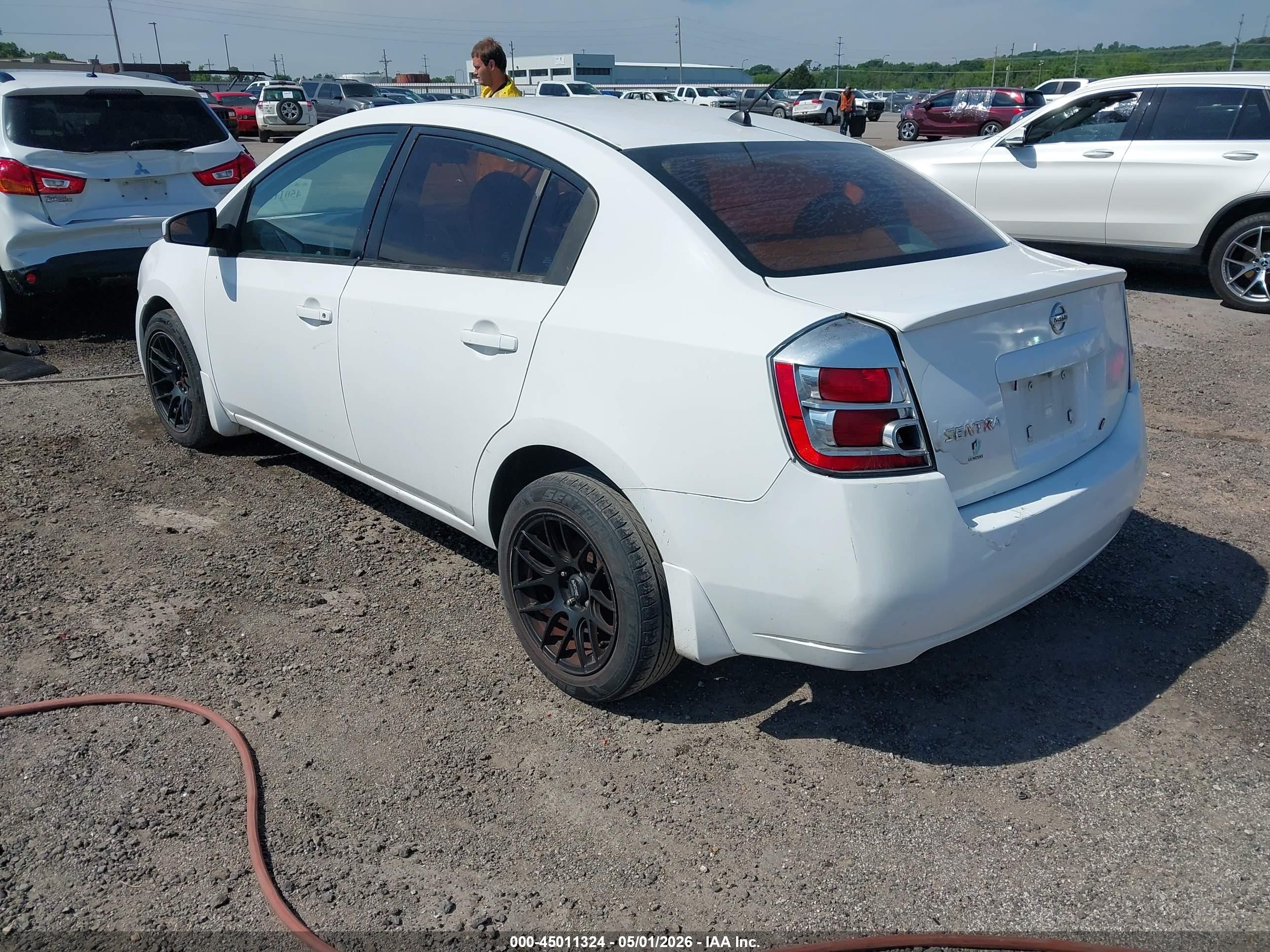 2008 Nissan Sentra 2.0 White vin: 3N1AB61E88L613304