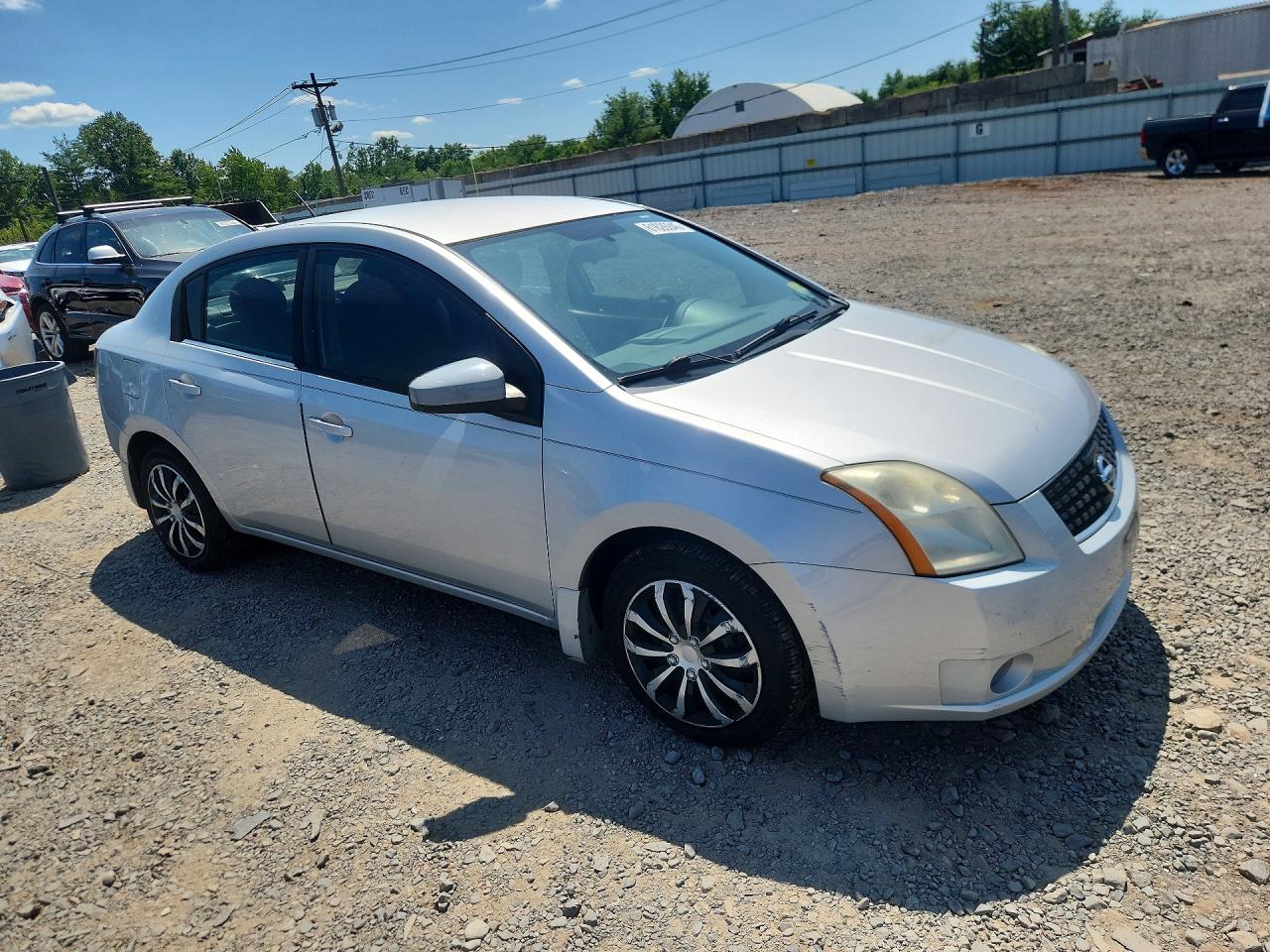 2008 Nissan Sentra 2.0 Silver vin: 3N1AB61E88L671283