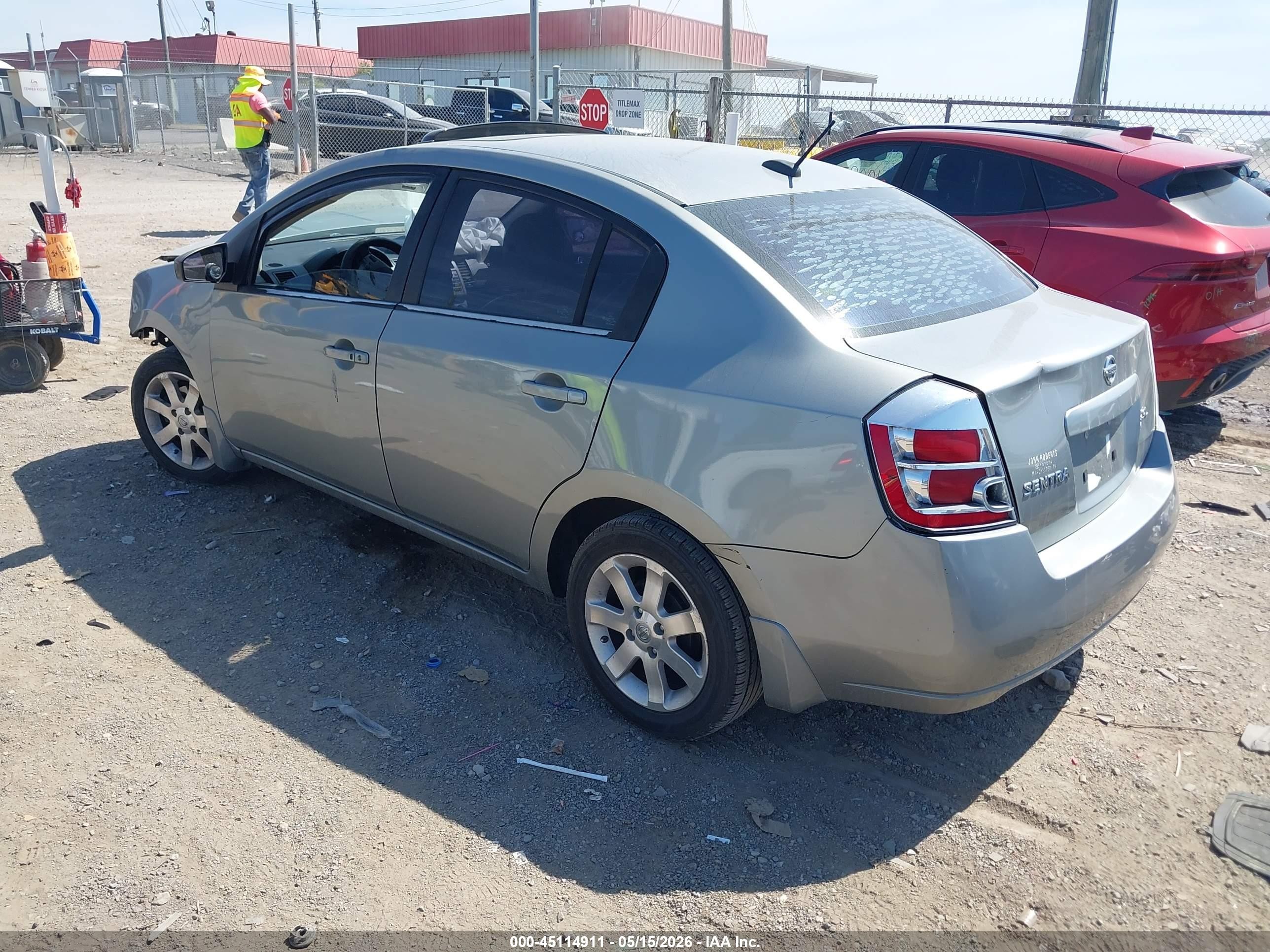 2008 Nissan Sentra 2.0sl Gray vin: 3N1AB61E88L724435