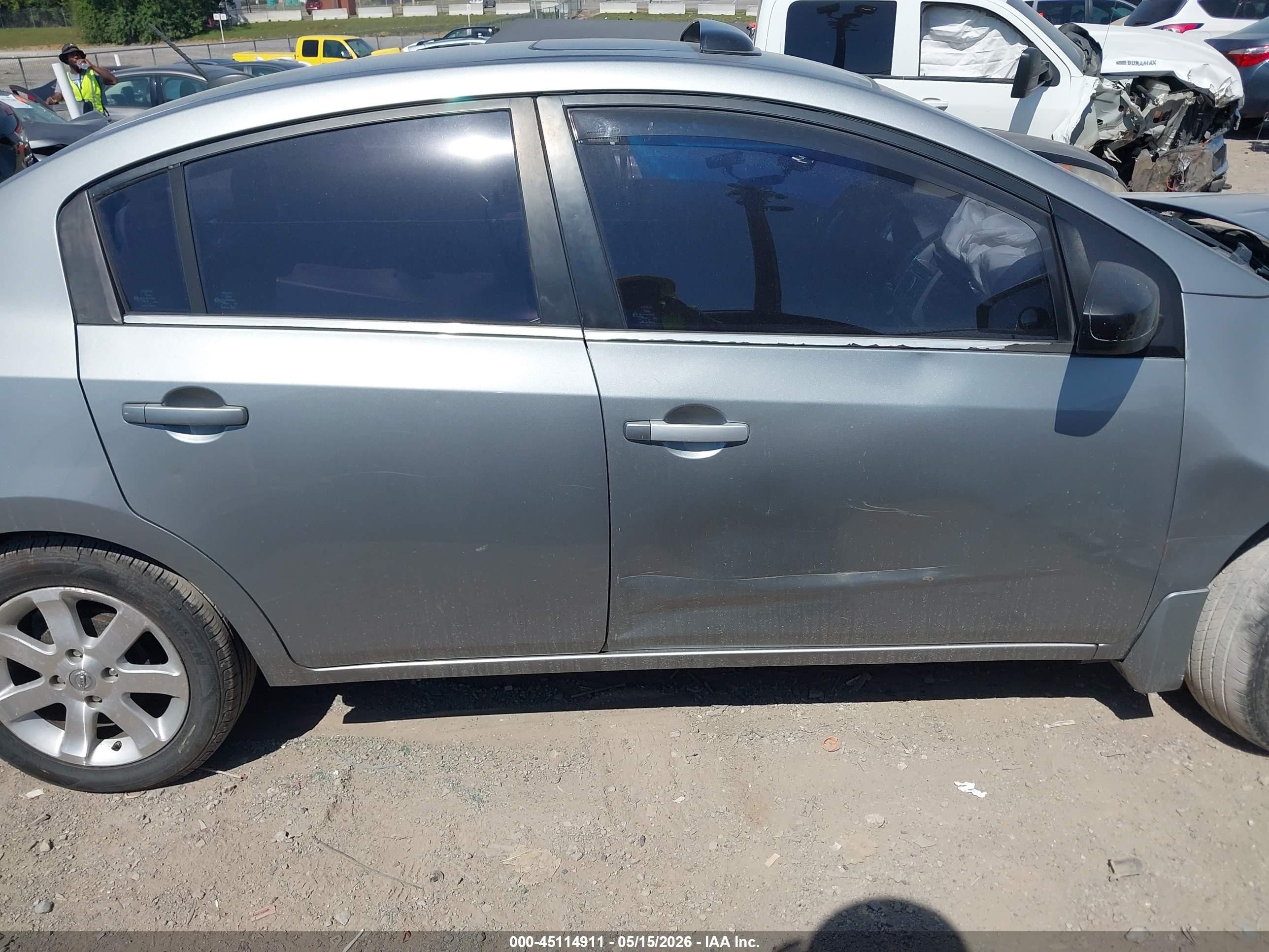 2008 Nissan Sentra 2.0sl Gray vin: 3N1AB61E88L724435