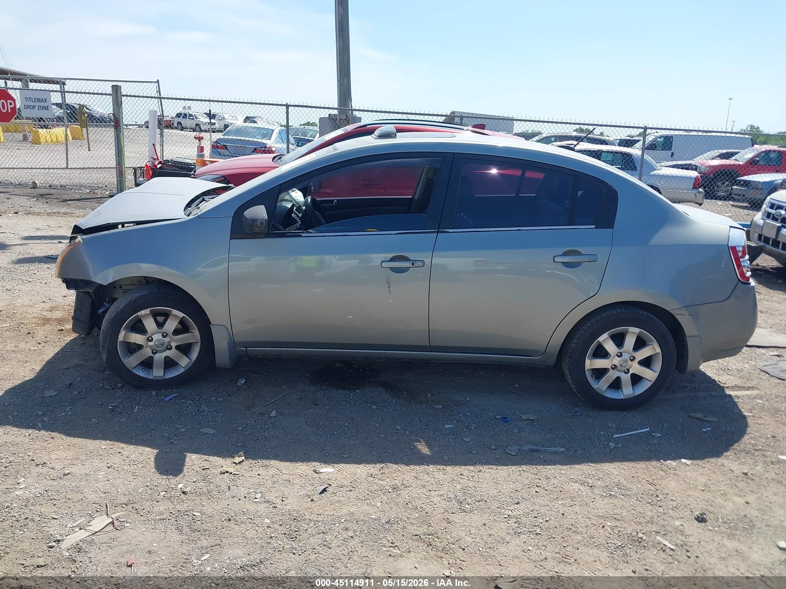 2008 Nissan Sentra 2.0sl Gray vin: 3N1AB61E88L724435