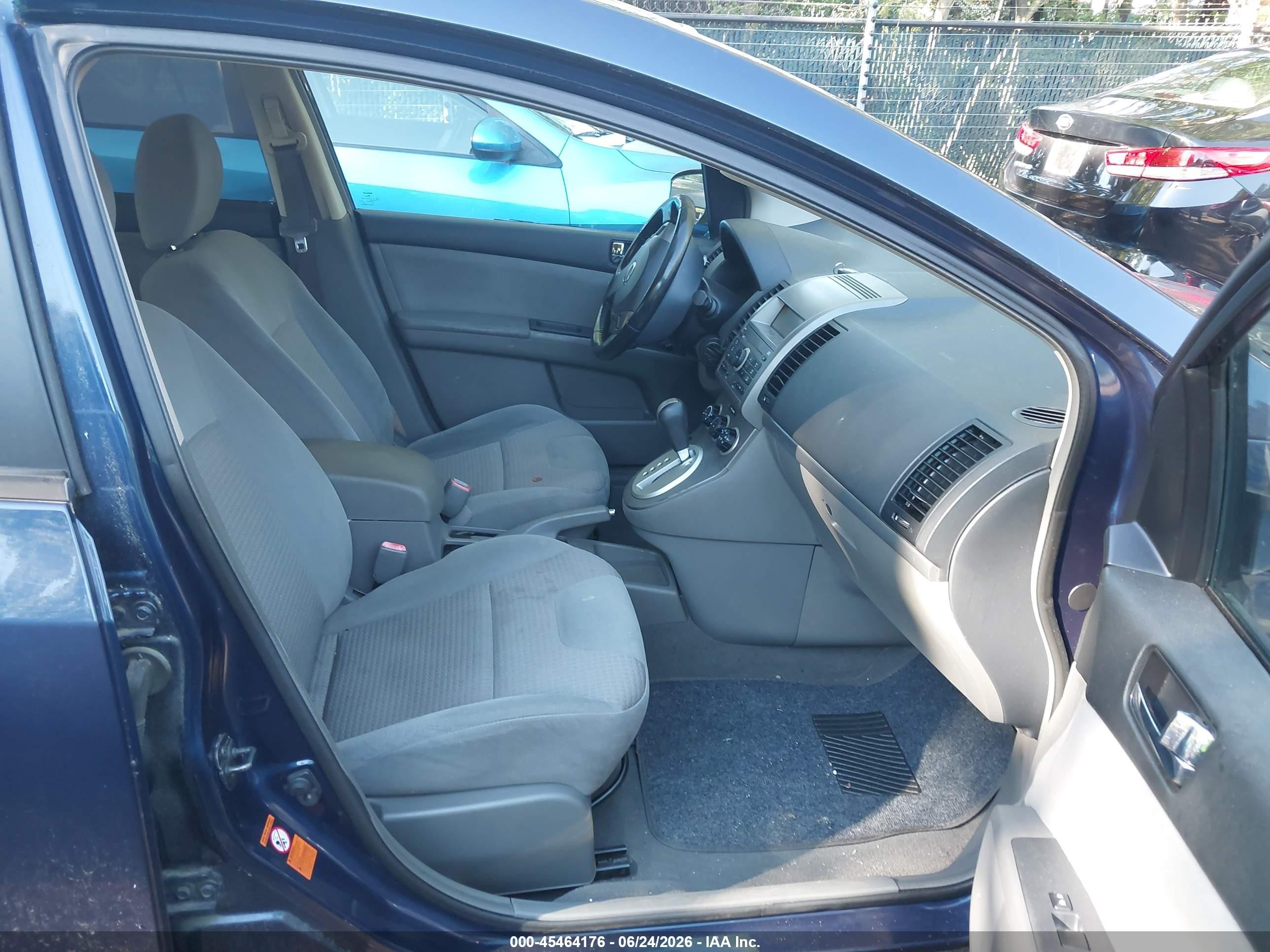 2008 Nissan Sentra 2.0 S Blue vin: 3N1AB61E88L745561