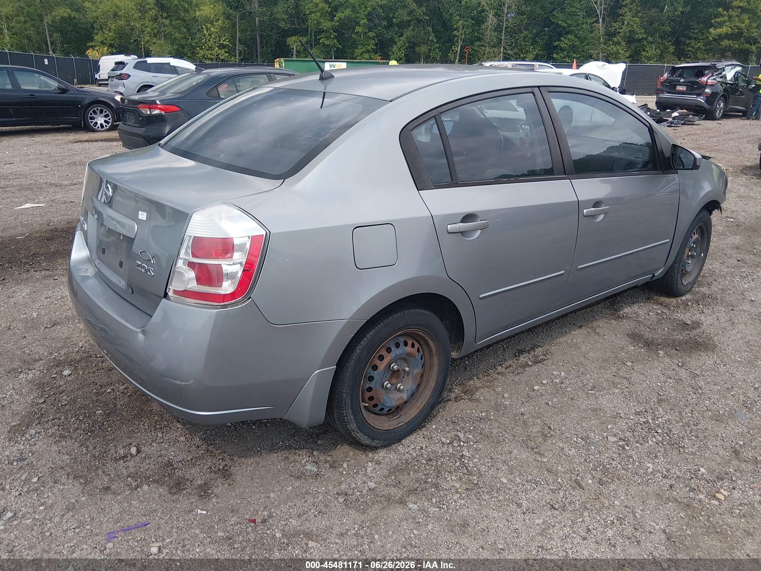 2008 Nissan Sentra 2.0s Gray vin: 3N1AB61E88L756947