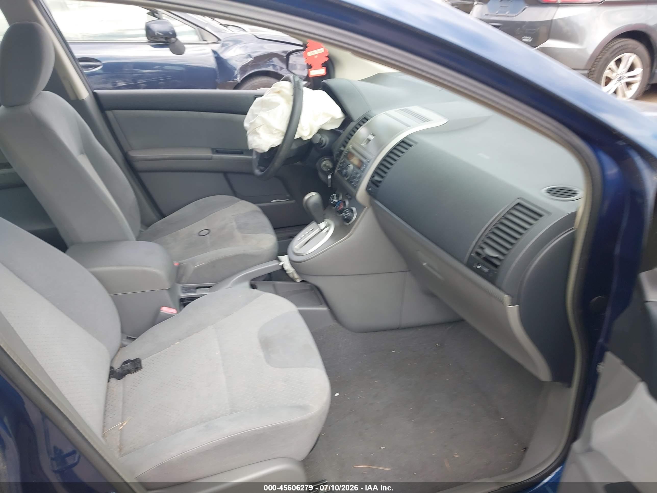 2009 Nissan Sentra 2.0 Blue vin: 3N1AB61E89L670264