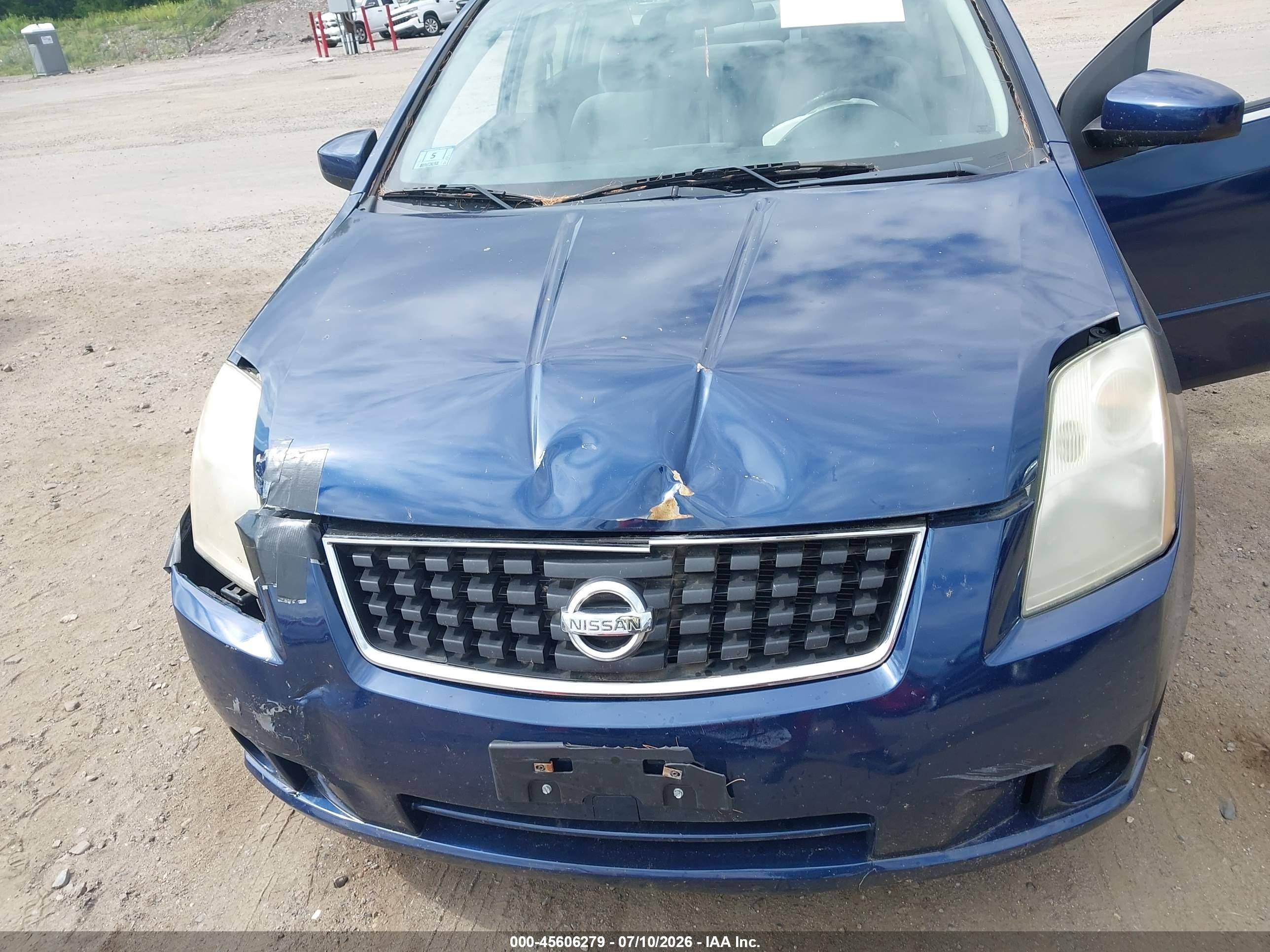 2009 Nissan Sentra 2.0 Blue vin: 3N1AB61E89L670264