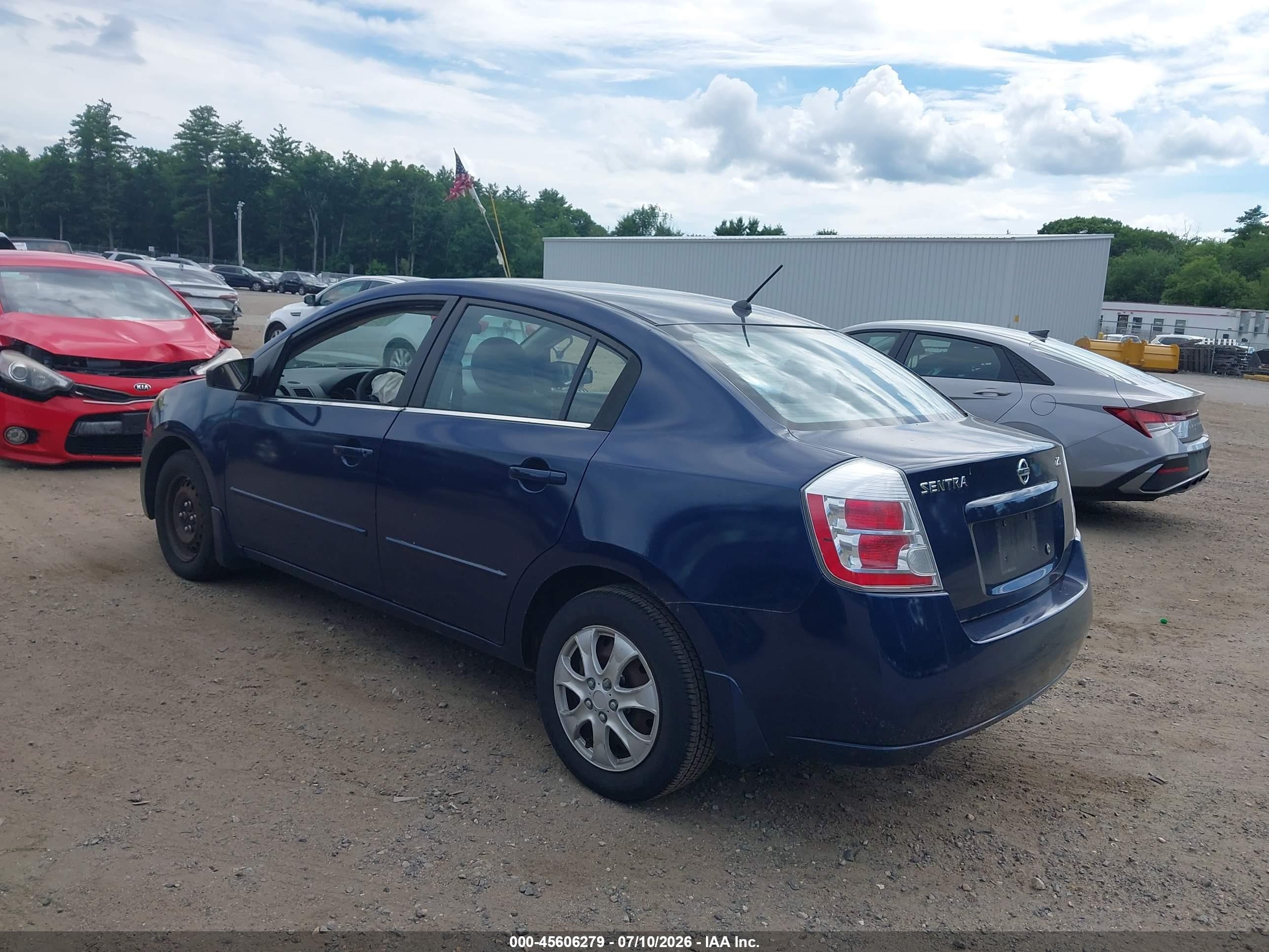 2009 Nissan Sentra 2.0 Blue vin: 3N1AB61E89L670264