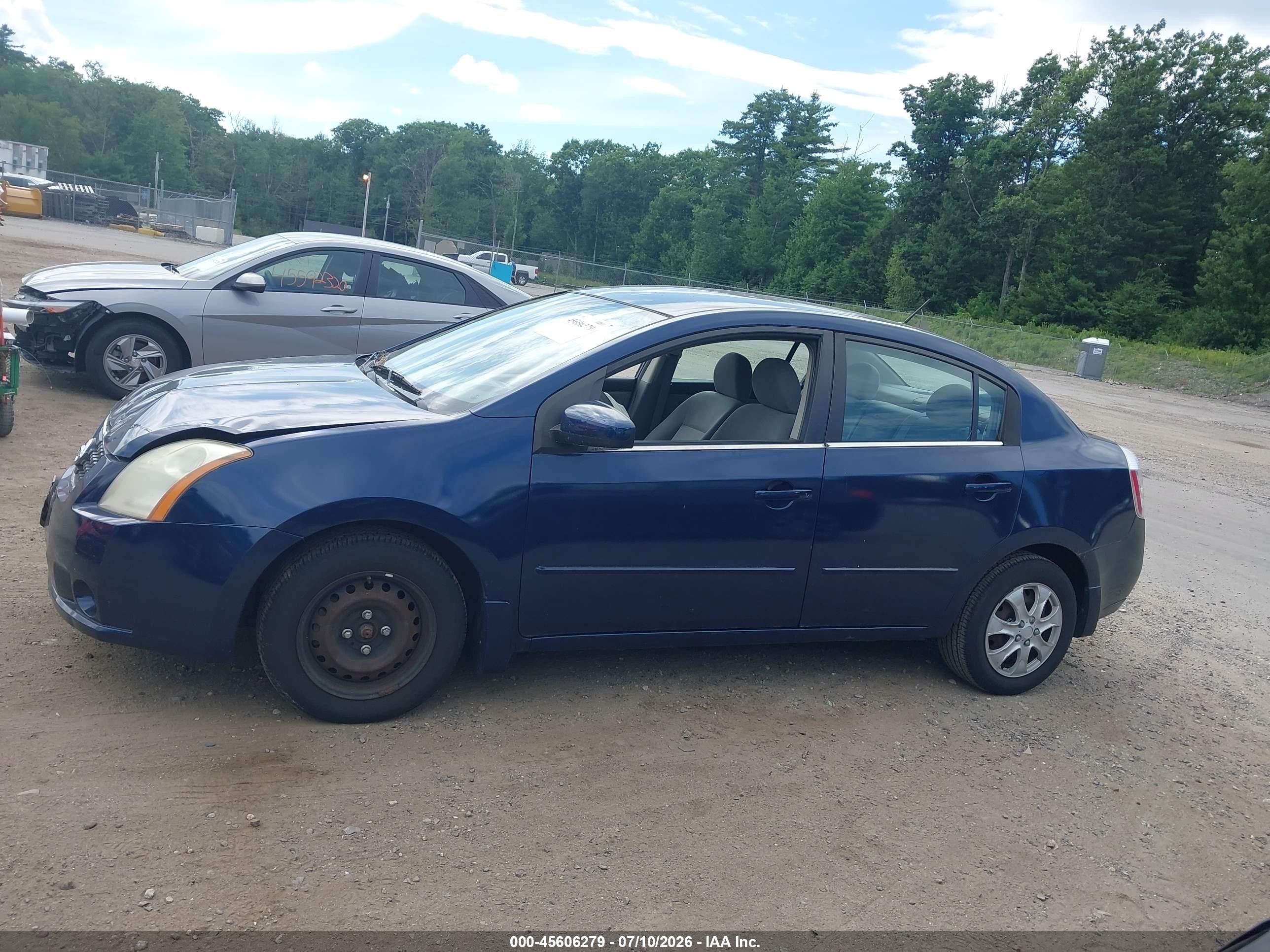 2009 Nissan Sentra 2.0 Blue vin: 3N1AB61E89L670264