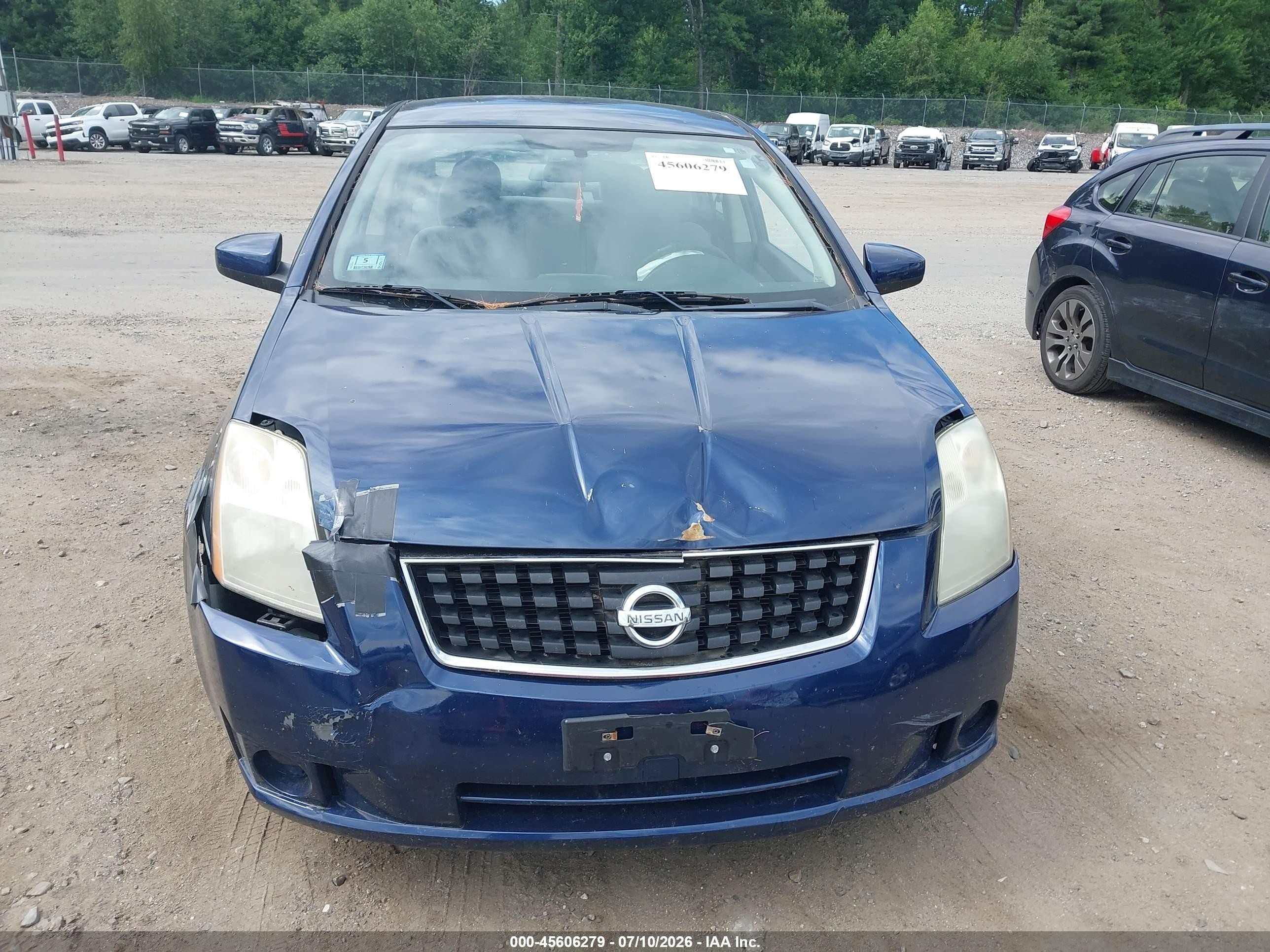 2009 Nissan Sentra 2.0 Blue vin: 3N1AB61E89L670264