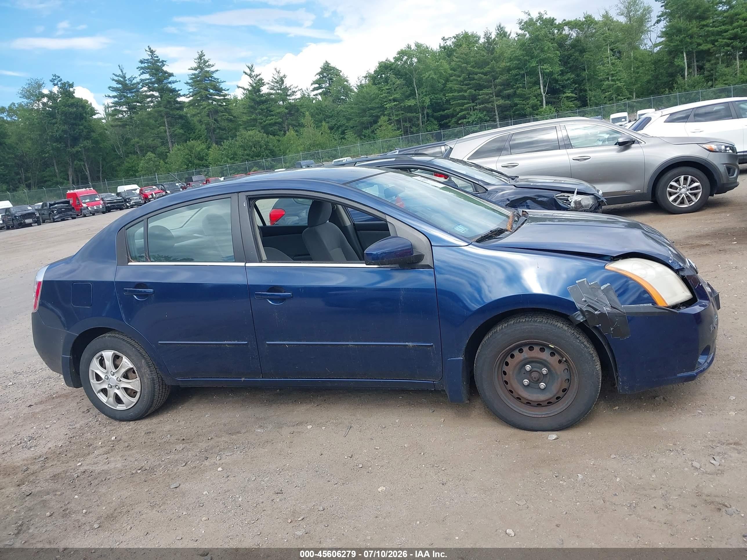 2009 Nissan Sentra 2.0 Blue vin: 3N1AB61E89L670264