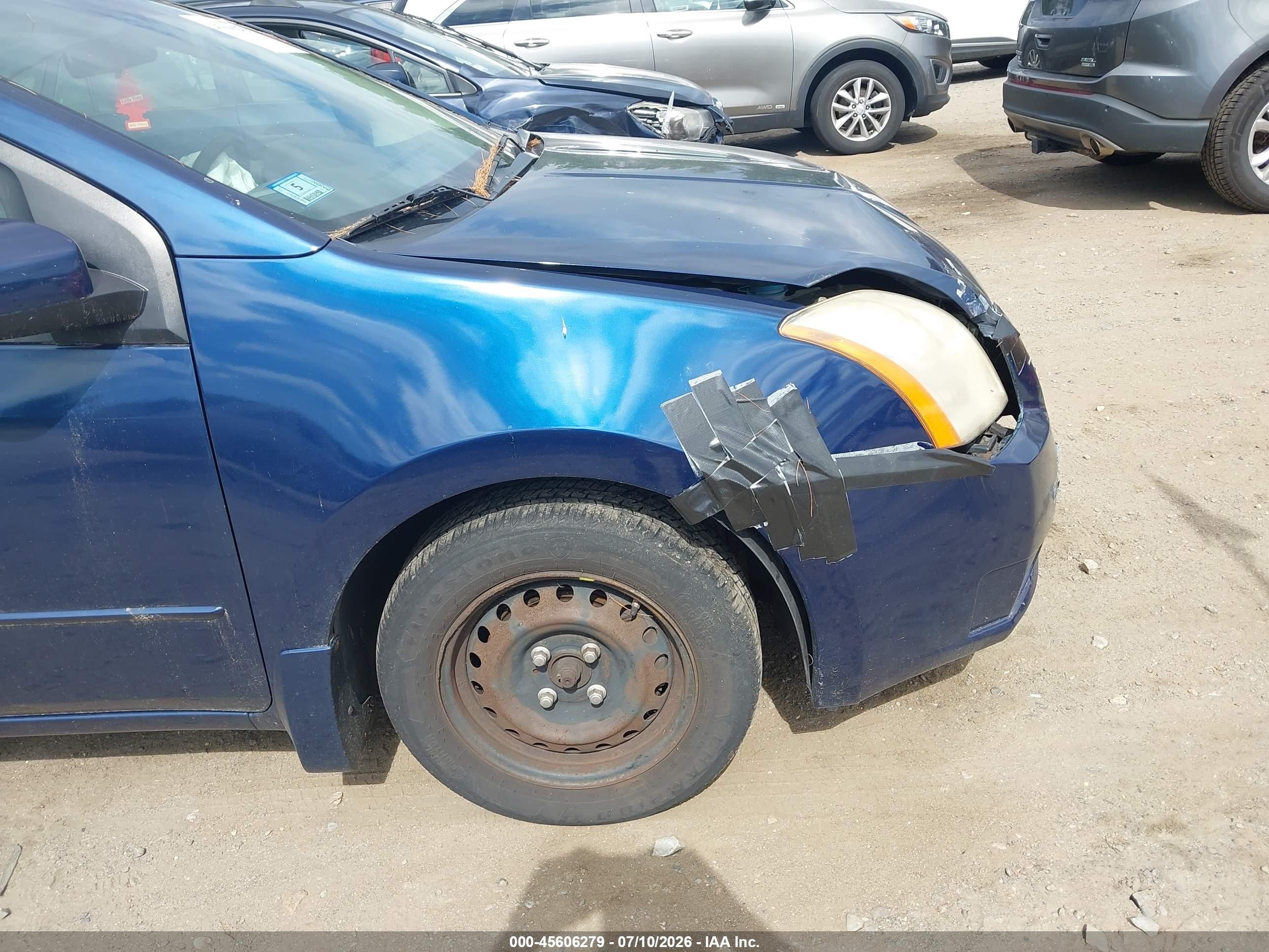 2009 Nissan Sentra 2.0 Blue vin: 3N1AB61E89L670264