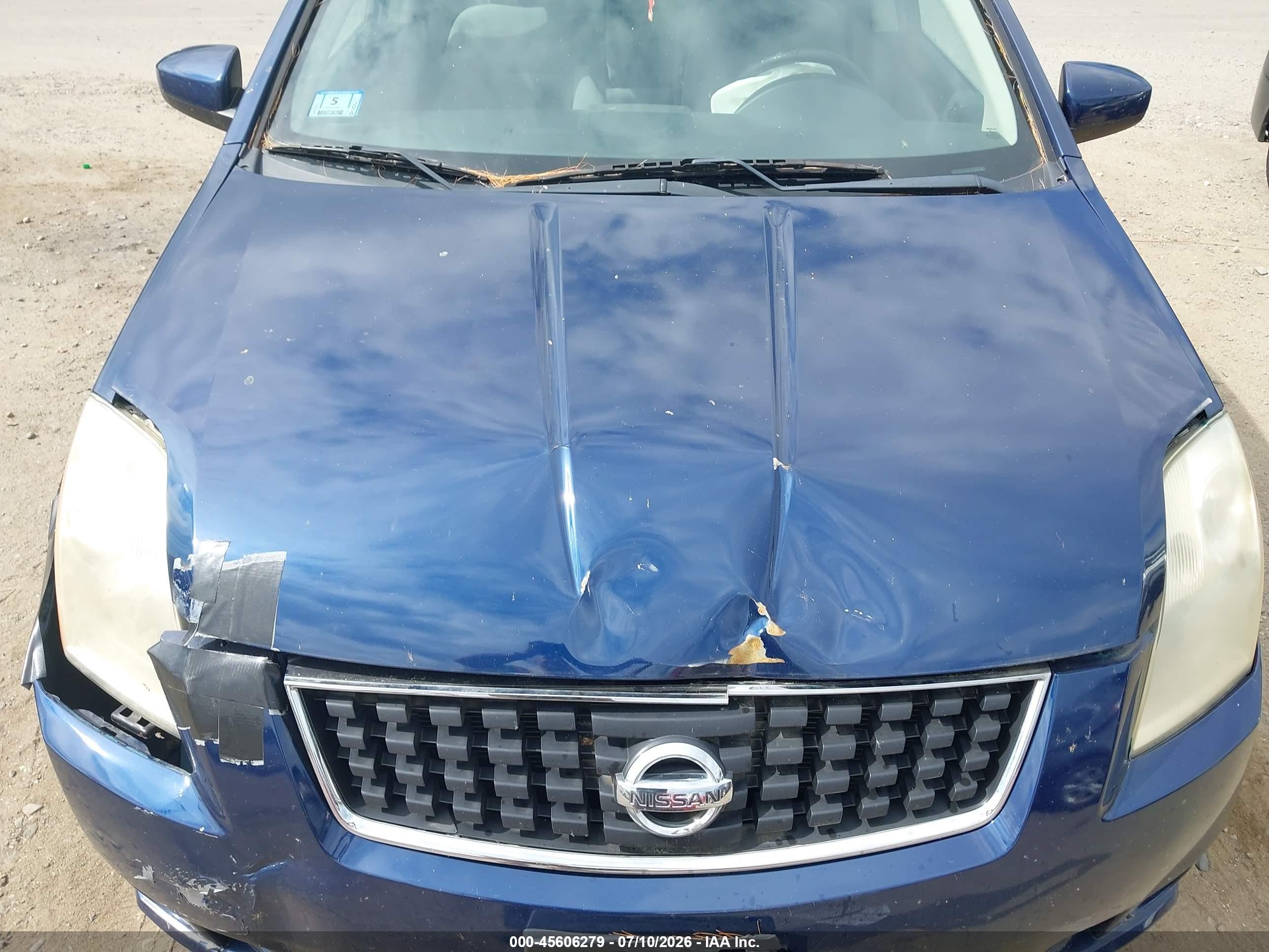2009 Nissan Sentra 2.0 Blue vin: 3N1AB61E89L670264