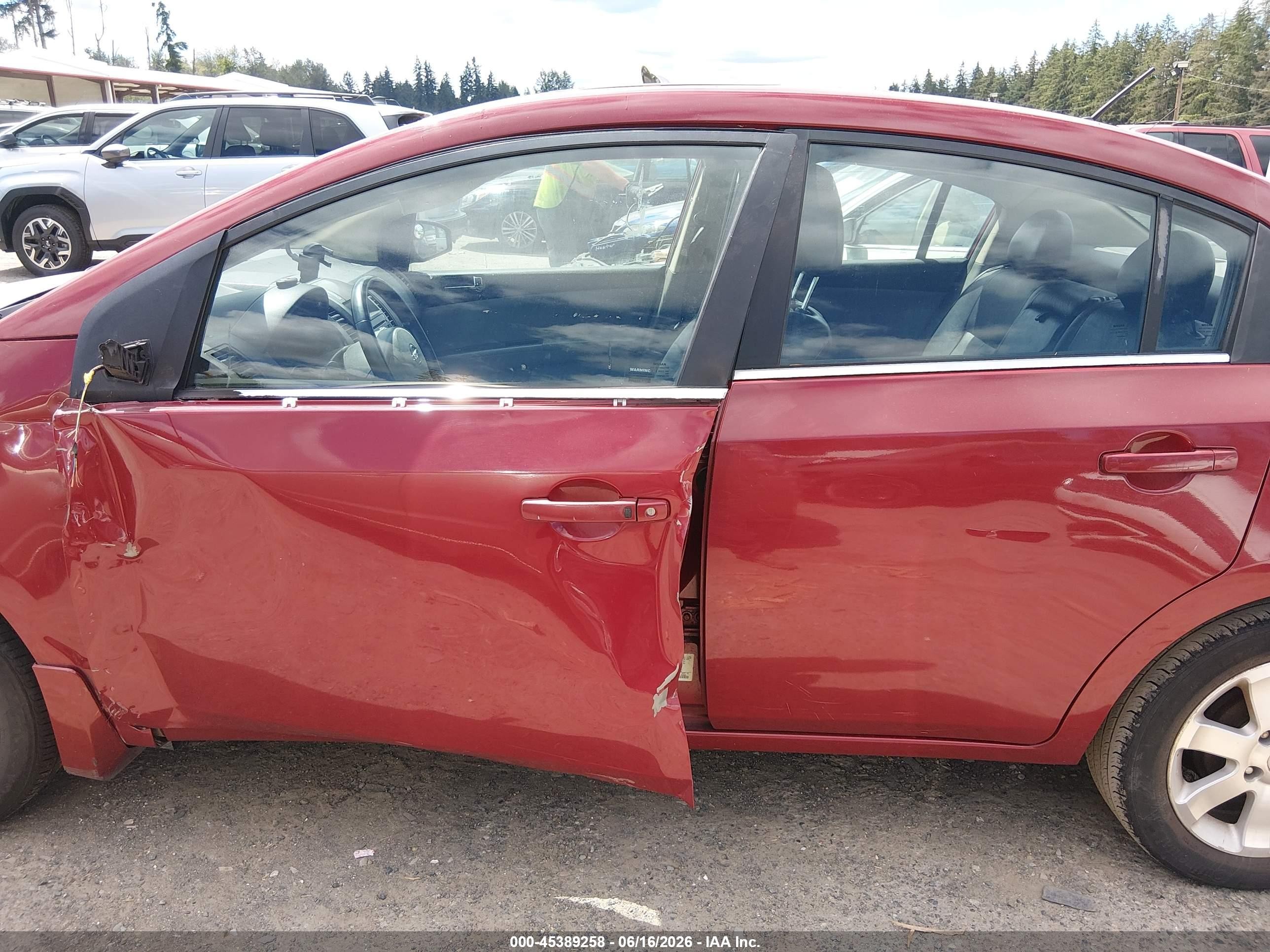 2007 Nissan Sentra 2.0sl Red vin: 3N1AB61E97L642745