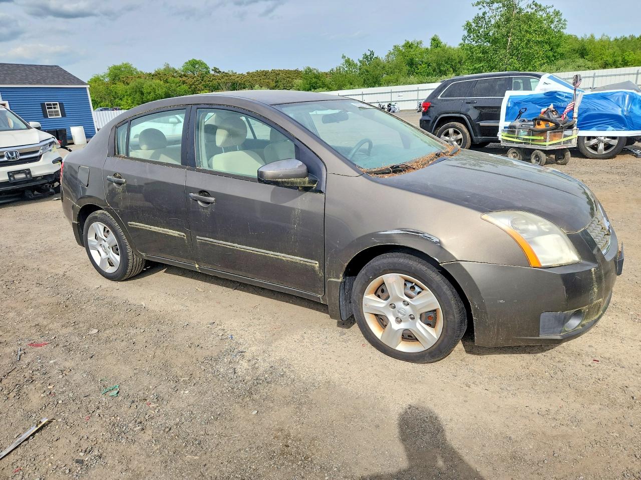2007 Nissan Sentra 2.0 Коричневый vin: 3N1AB61E97L670318