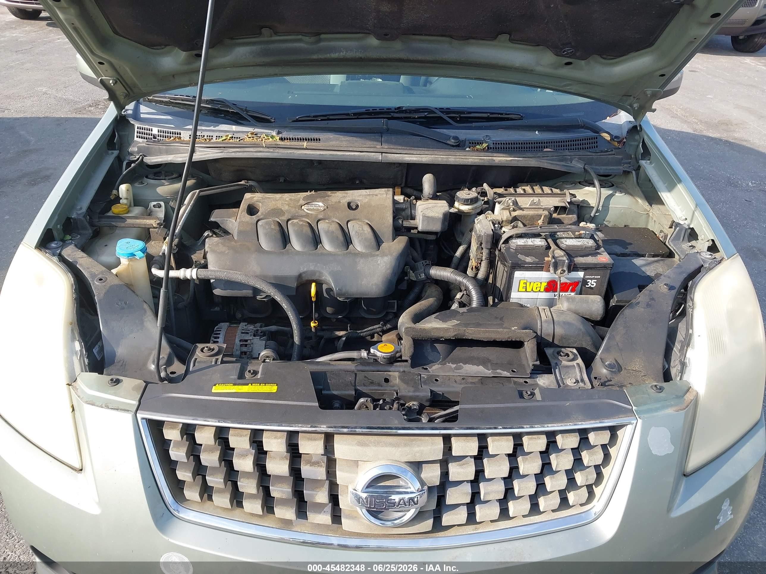 2007 Nissan Sentra 2.0s Green vin: 3N1AB61E97L684705