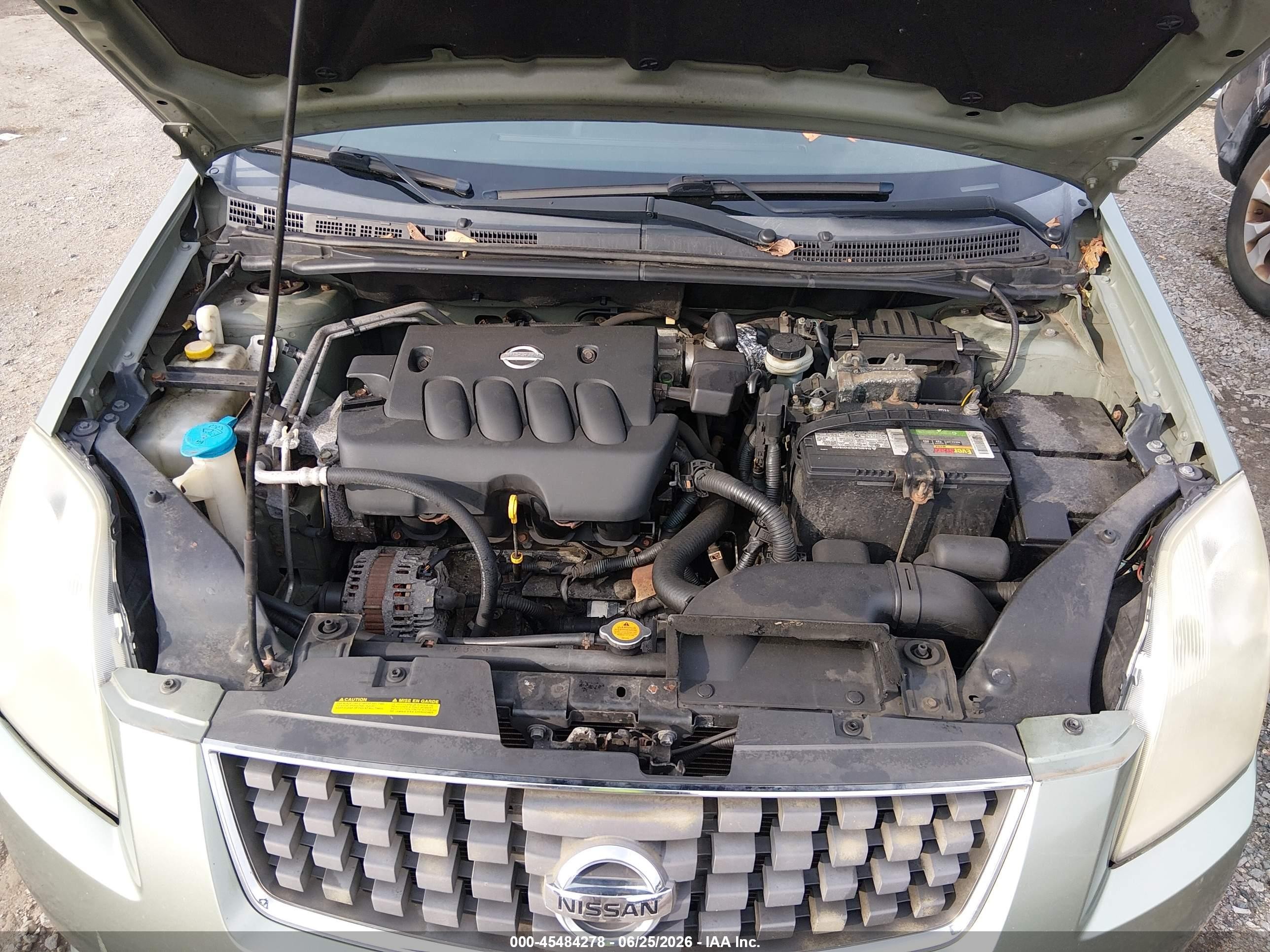 2007 Nissan Sentra 2.0s Green vin: 3N1AB61E97L687152