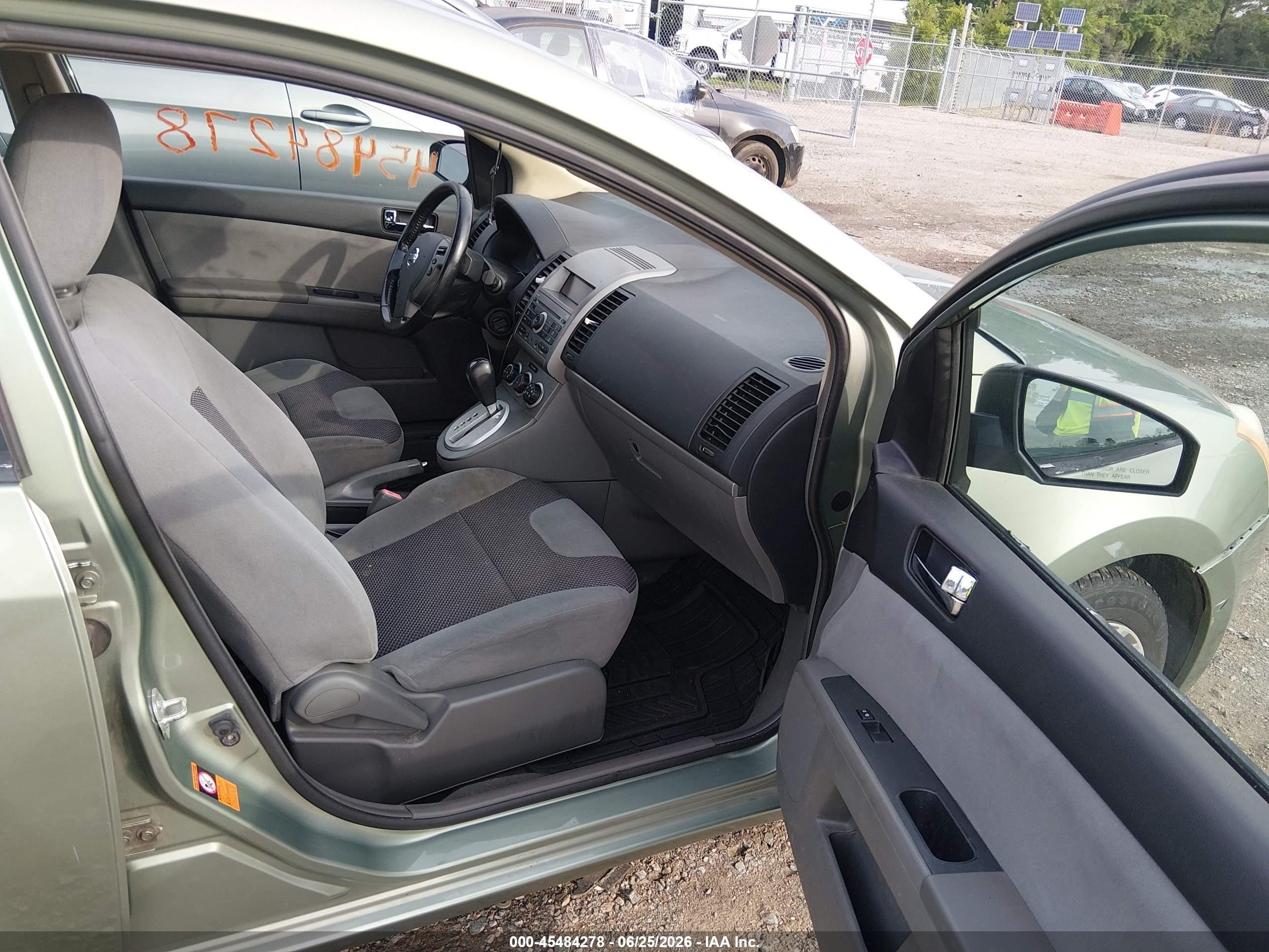 2007 Nissan Sentra 2.0s Green vin: 3N1AB61E97L687152