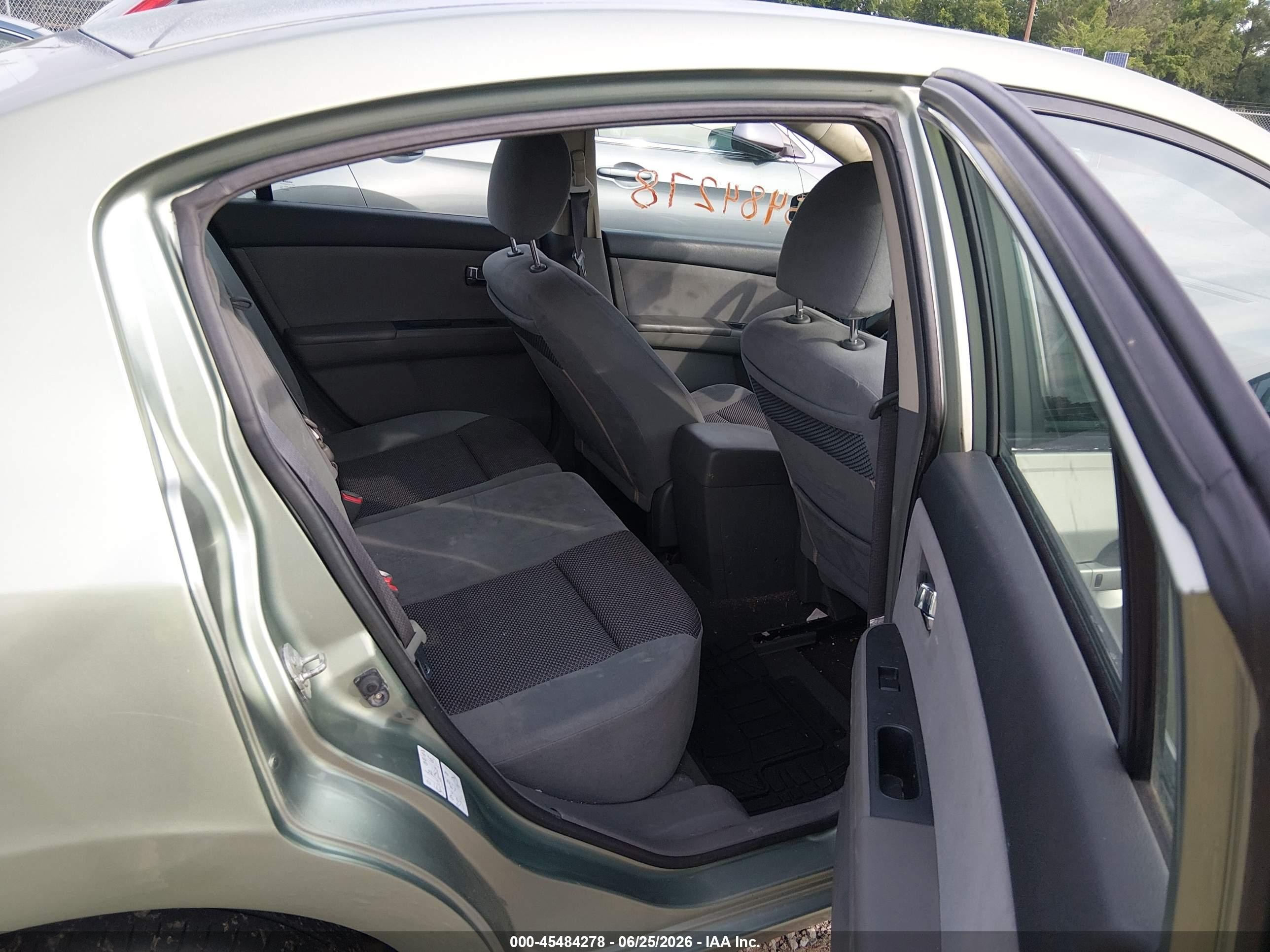 2007 Nissan Sentra 2.0s Green vin: 3N1AB61E97L687152