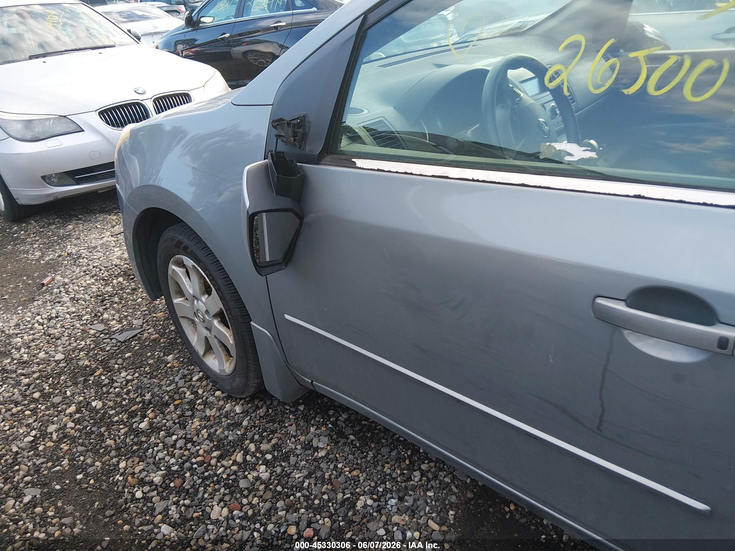 2007 Nissan Sentra 2.0sl Gray vin: 3N1AB61E97L704886
