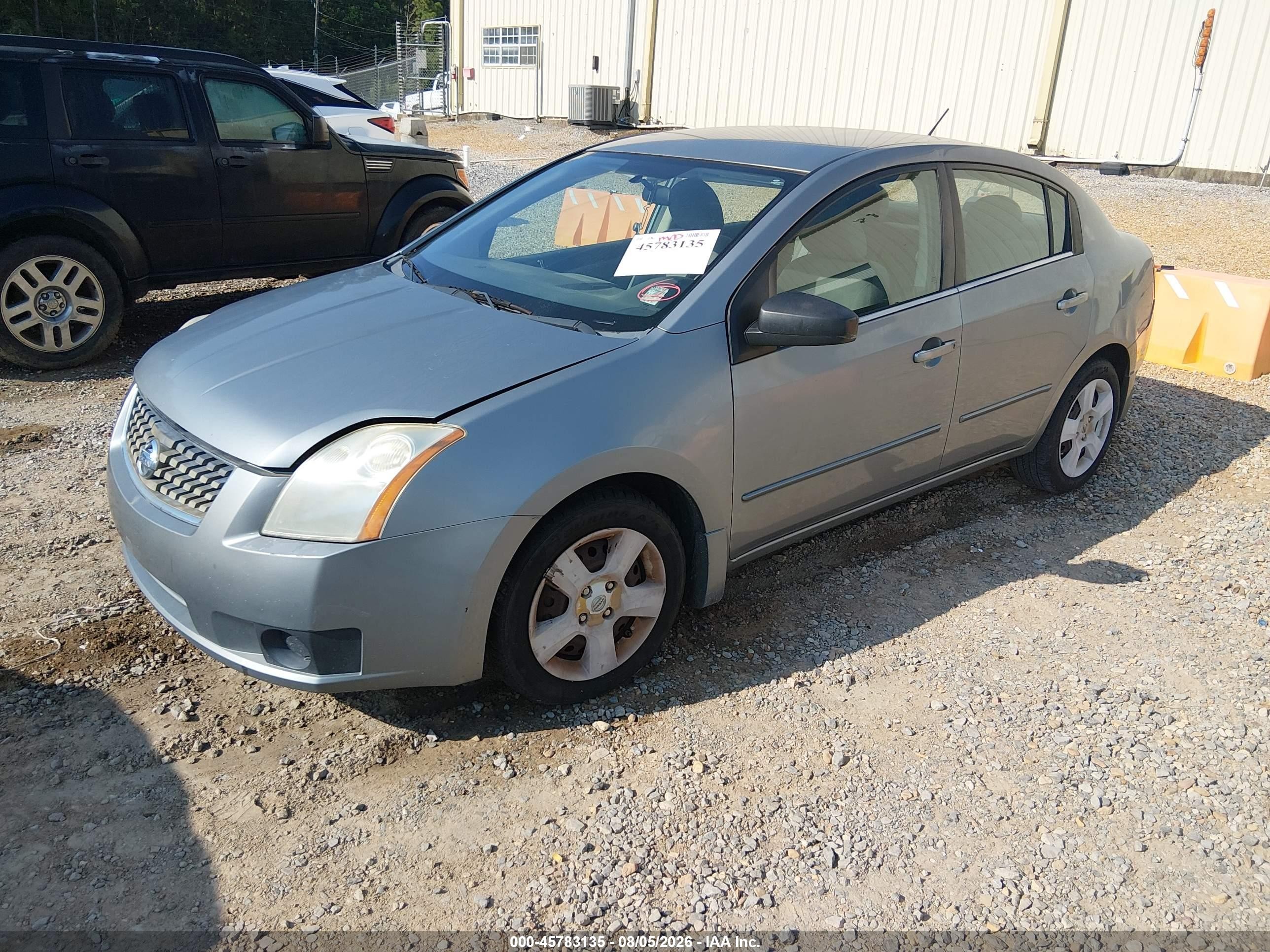 2007 Nissan Sentra 2.0s Blue vin: 3N1AB61E97L723342