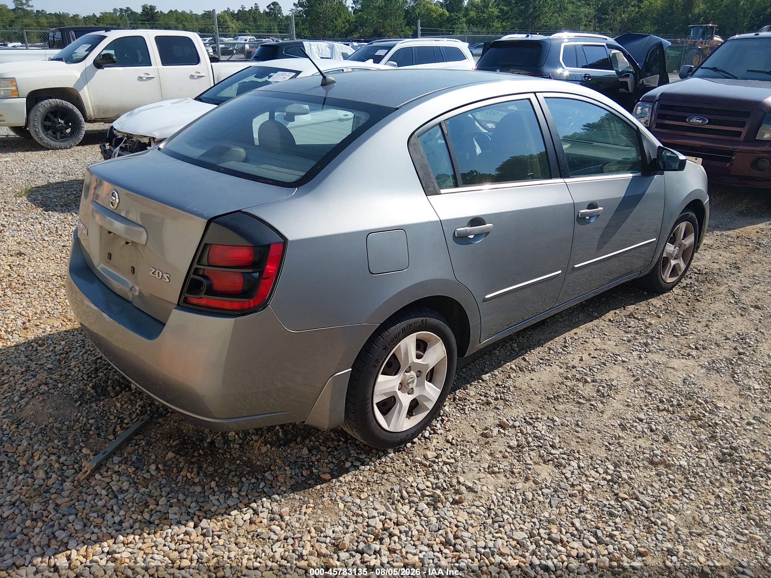 2007 Nissan Sentra 2.0s Blue vin: 3N1AB61E97L723342