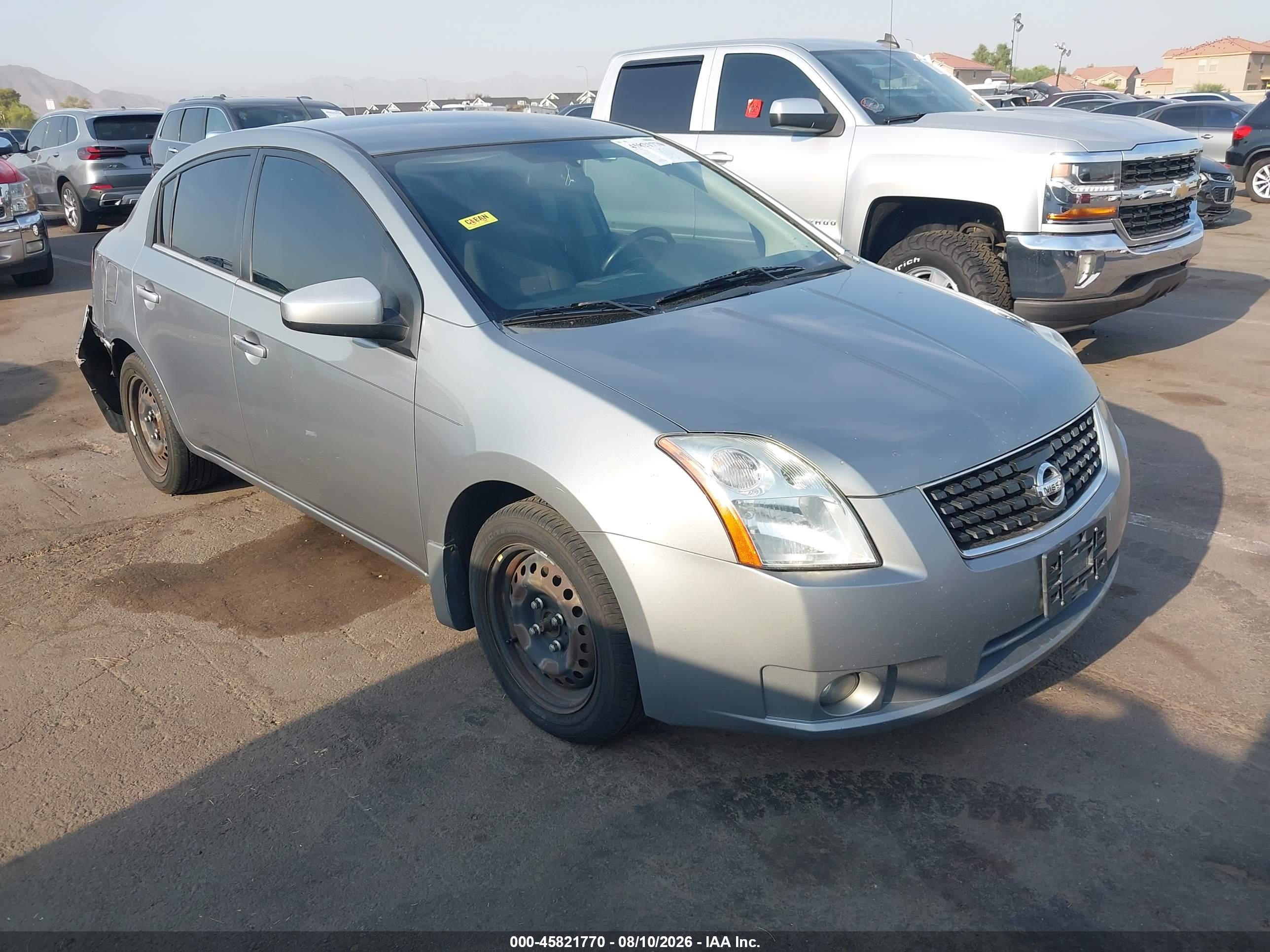 2008 Nissan Sentra 2.0 S Gray vin: 3N1AB61E98L627373
