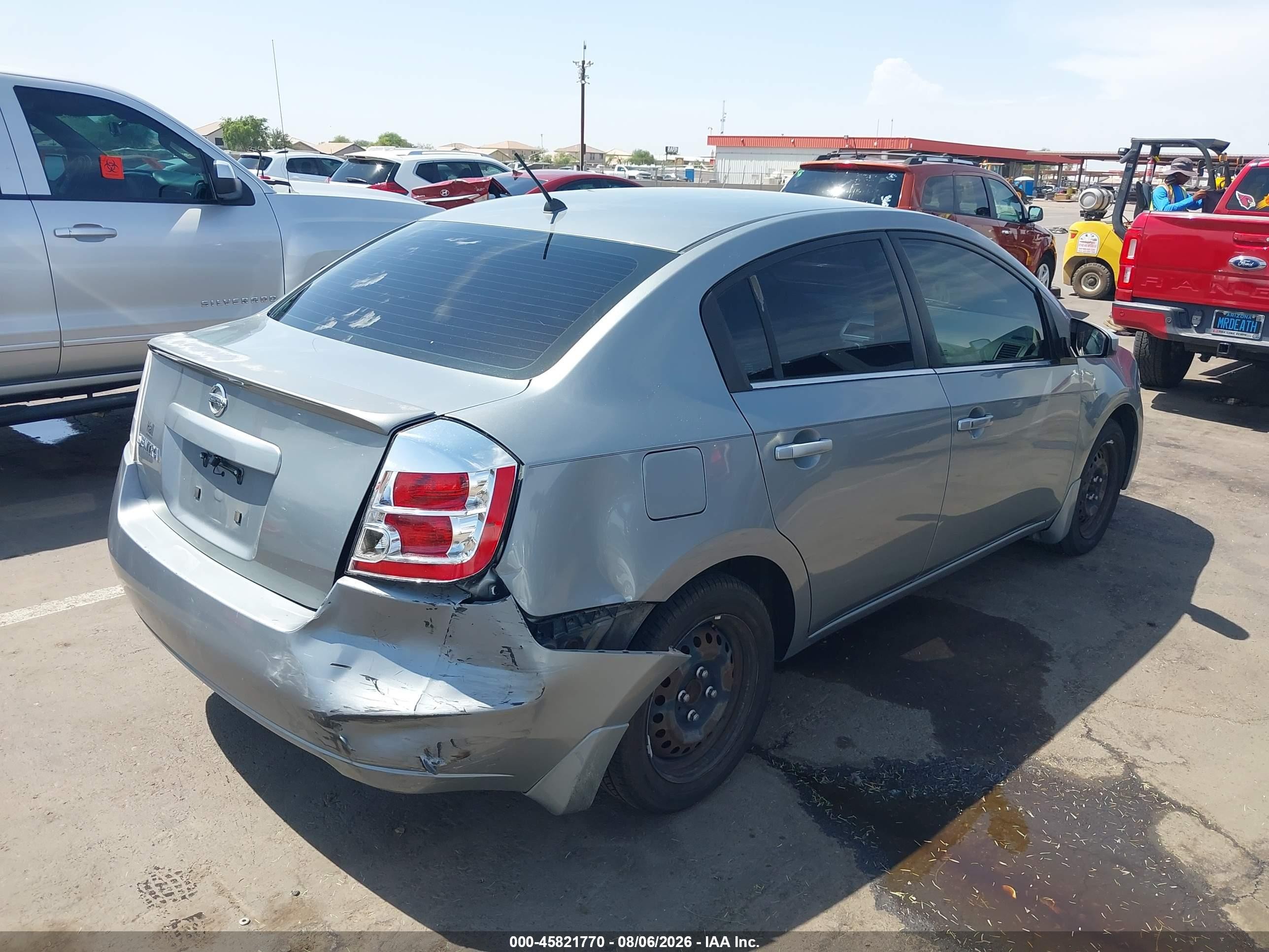 2008 Nissan Sentra 2.0 S Gray vin: 3N1AB61E98L627373