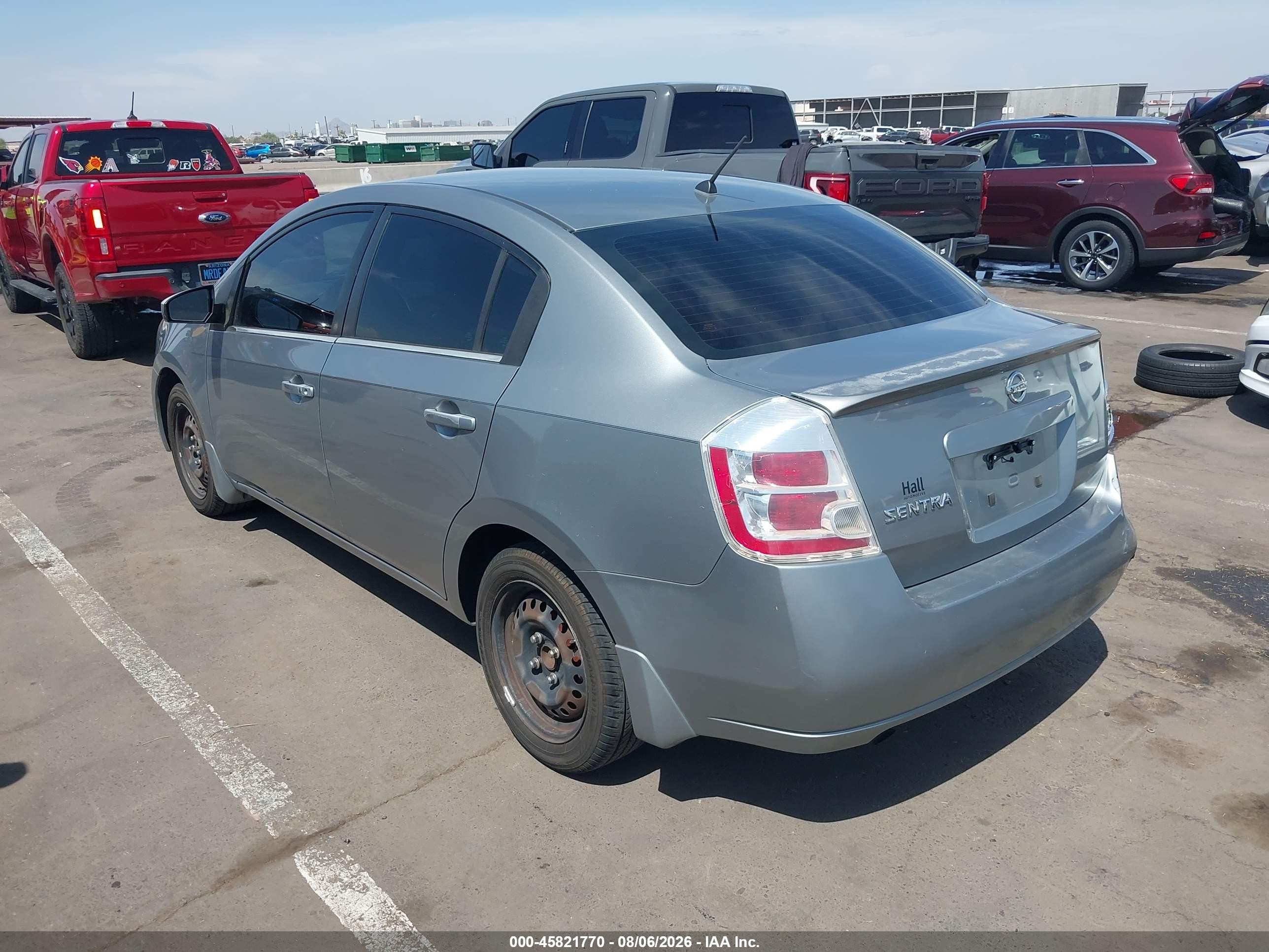 2008 Nissan Sentra 2.0 S Gray vin: 3N1AB61E98L627373