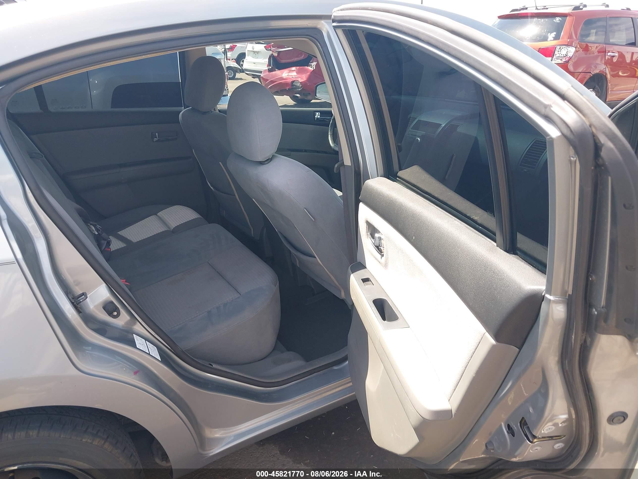 2008 Nissan Sentra 2.0 S Gray vin: 3N1AB61E98L627373