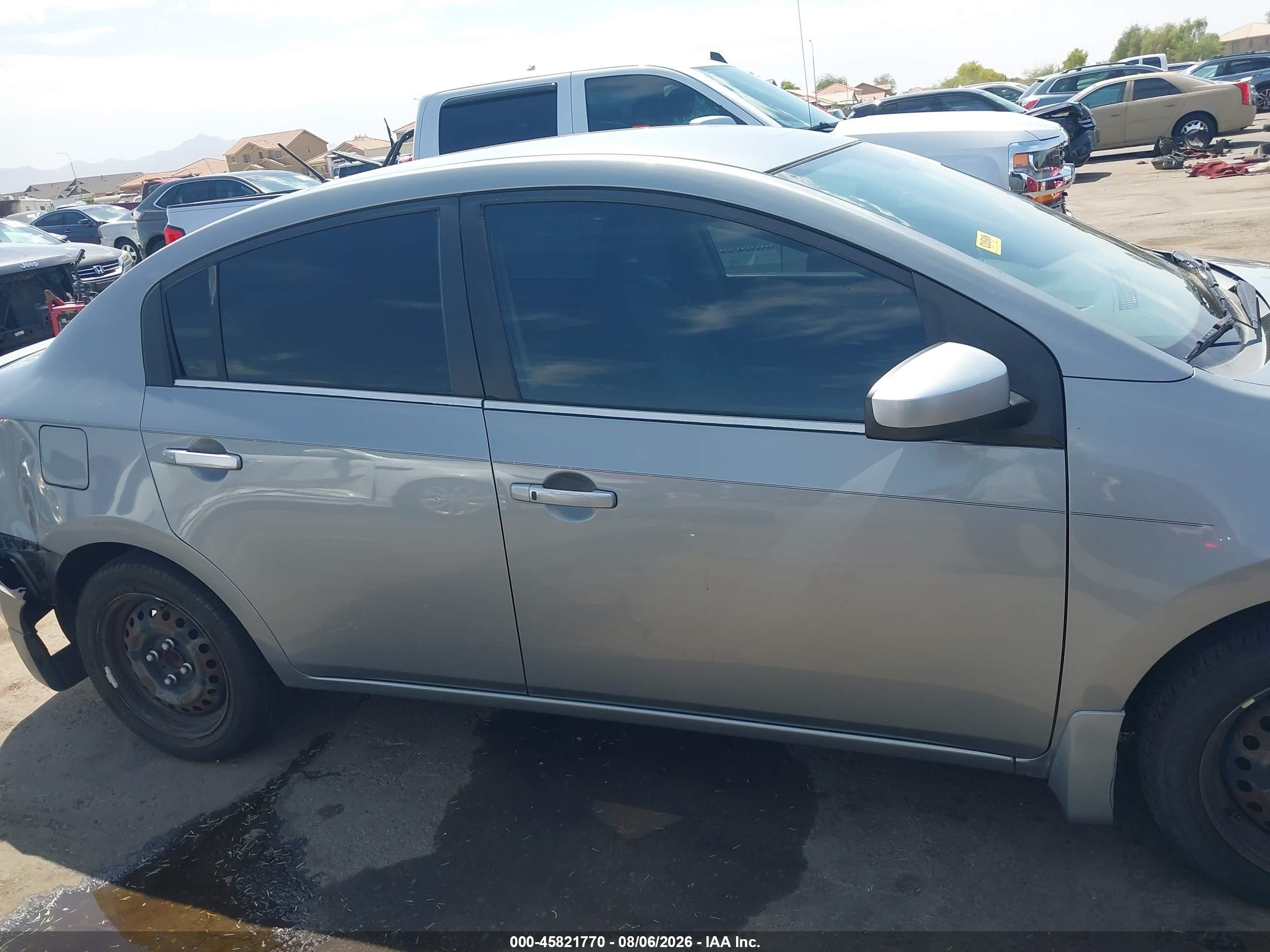 2008 Nissan Sentra 2.0 S Gray vin: 3N1AB61E98L627373