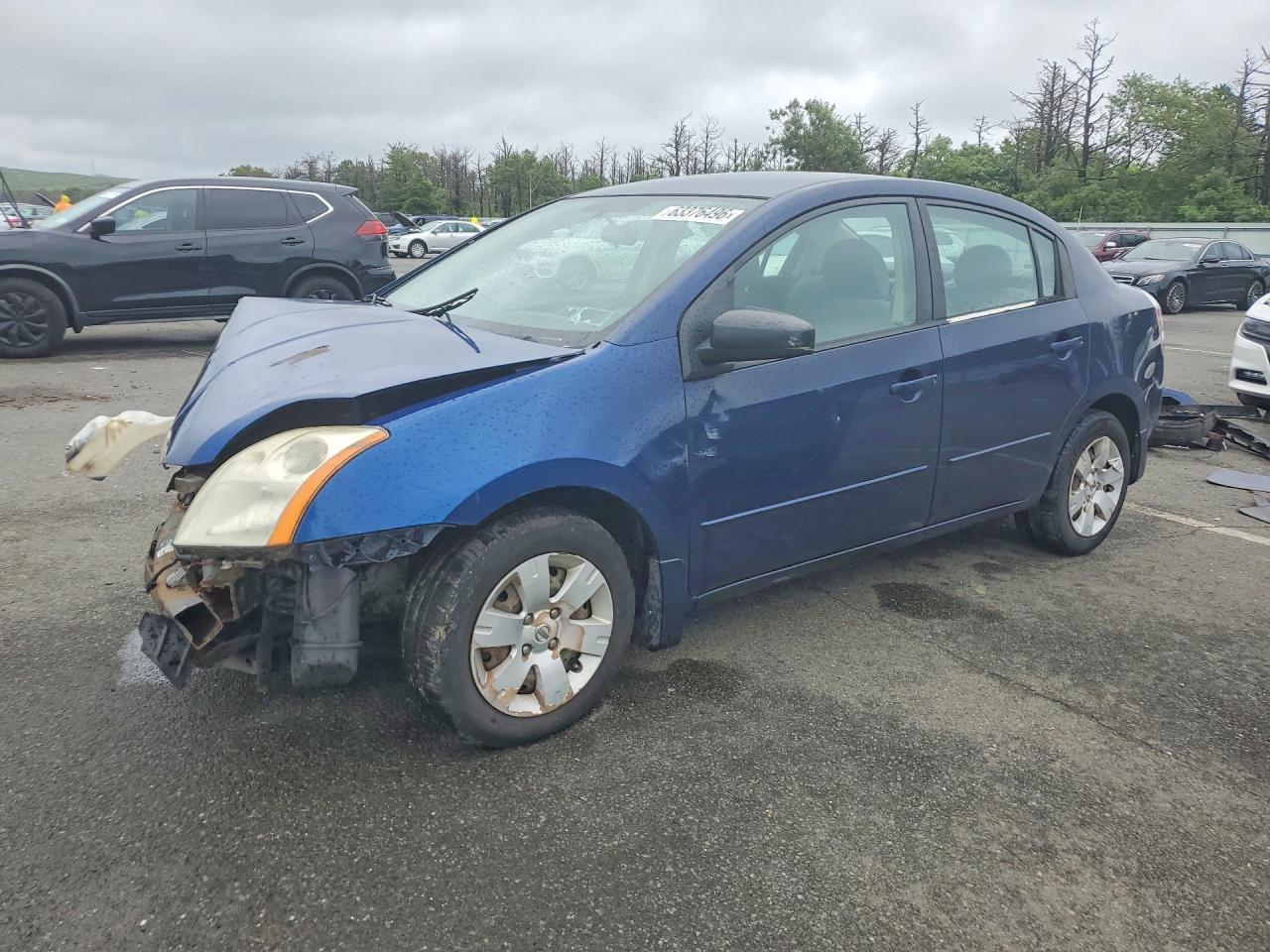 2008 Nissan Sentra 2.0 Синий vin: 3N1AB61E98L644707