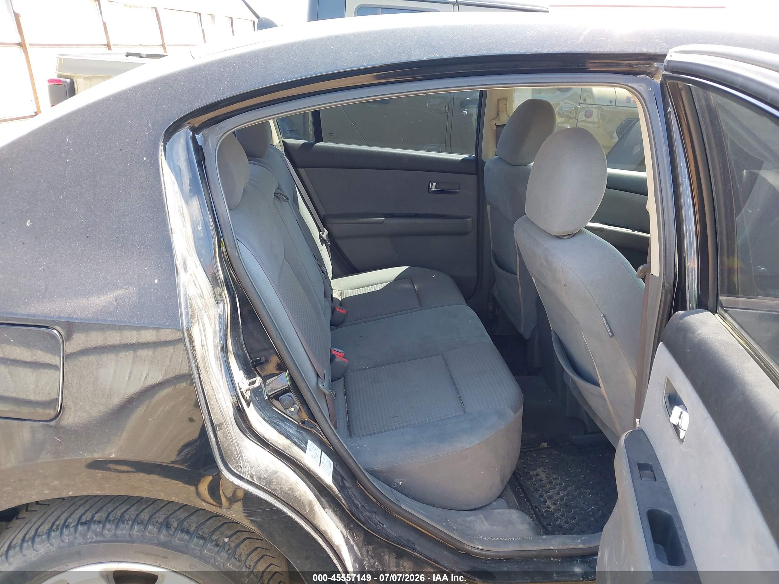 2008 Nissan Sentra 2.0 S Черный vin: 3N1AB61E98L665105
