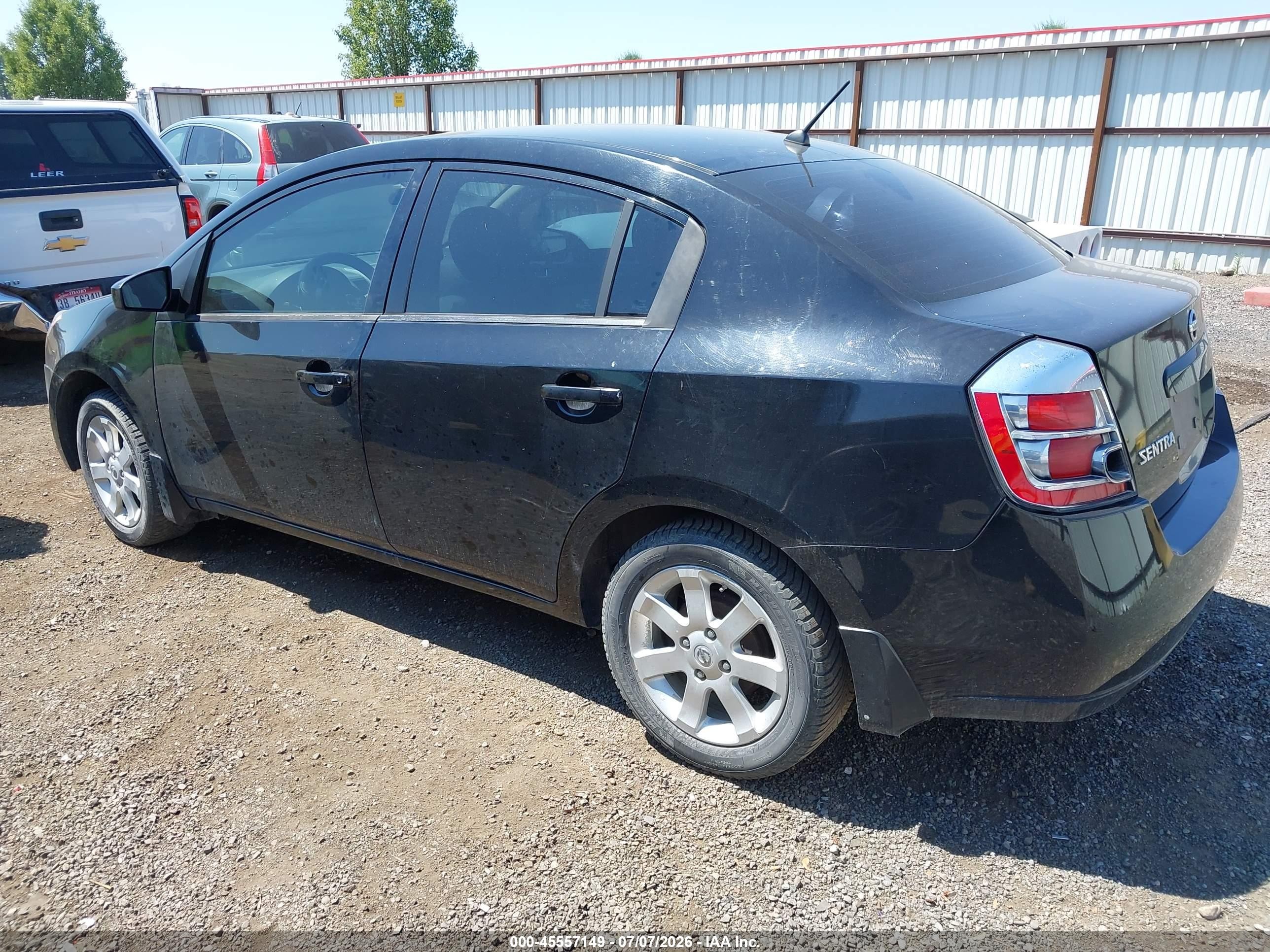 2008 Nissan Sentra 2.0 S Черный vin: 3N1AB61E98L665105