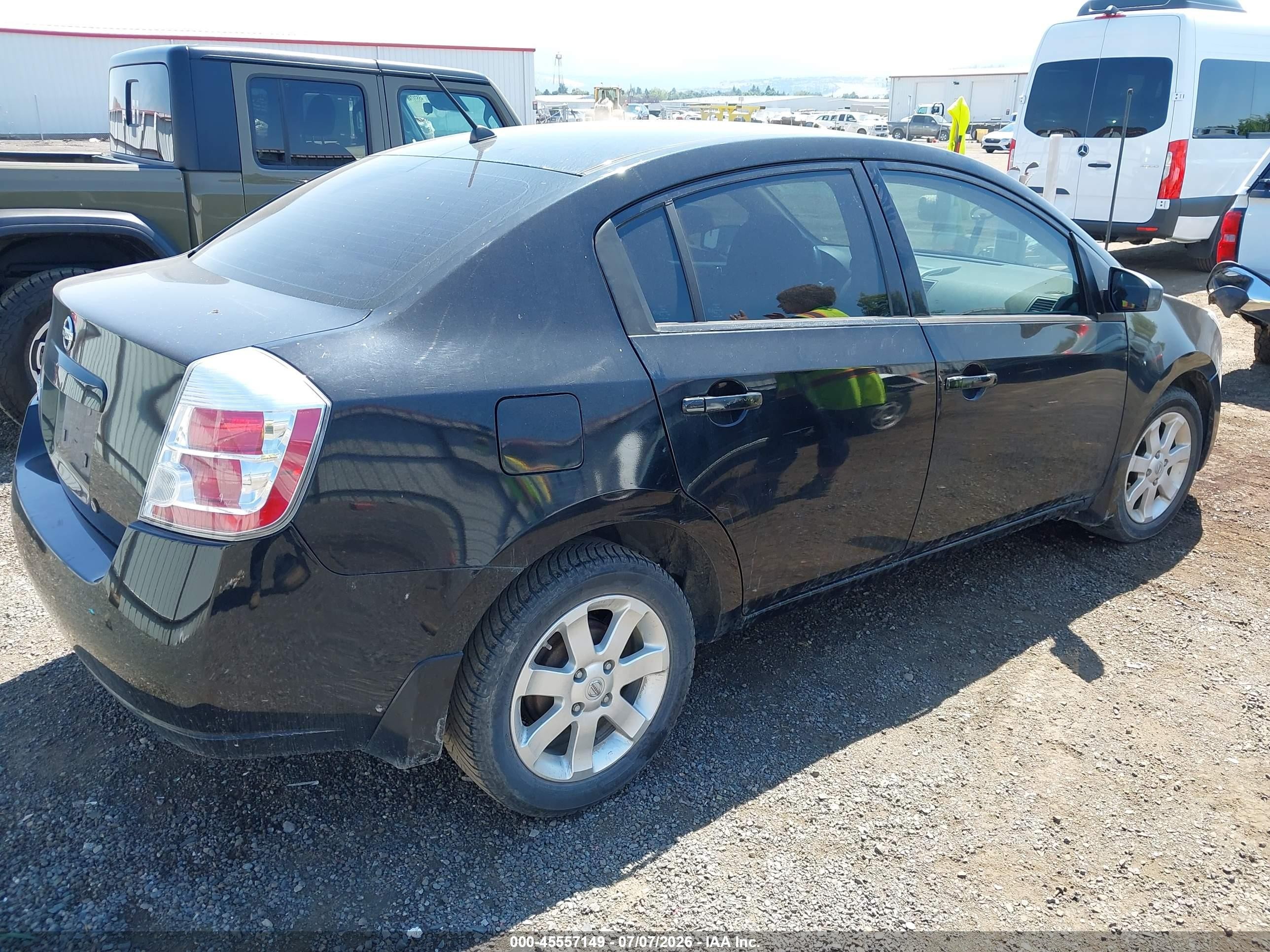 2008 Nissan Sentra 2.0 S Черный vin: 3N1AB61E98L665105
