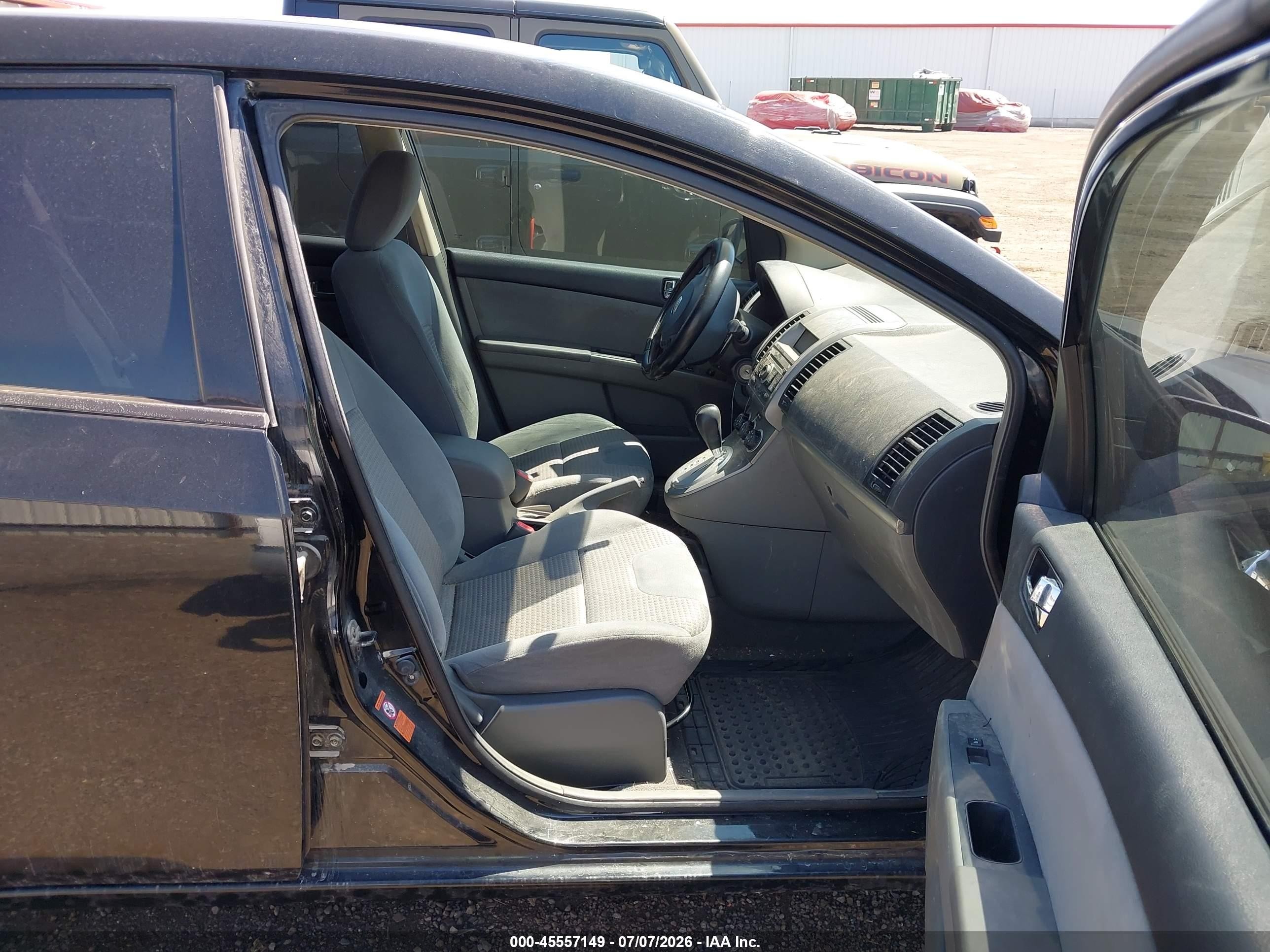 2008 Nissan Sentra 2.0 S Черный vin: 3N1AB61E98L665105