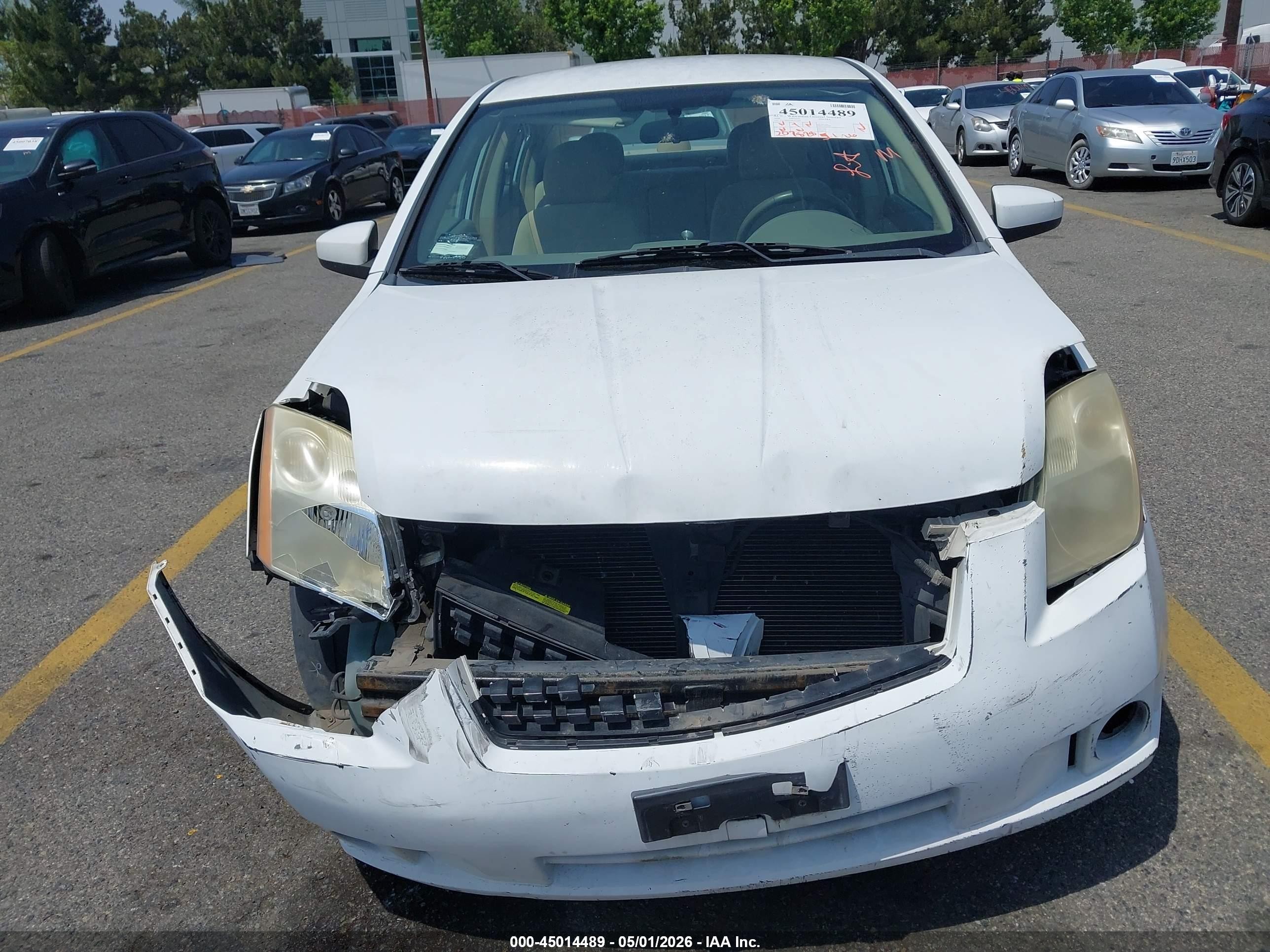 2008 Nissan Sentra 2.0s White vin: 3N1AB61E98L671163