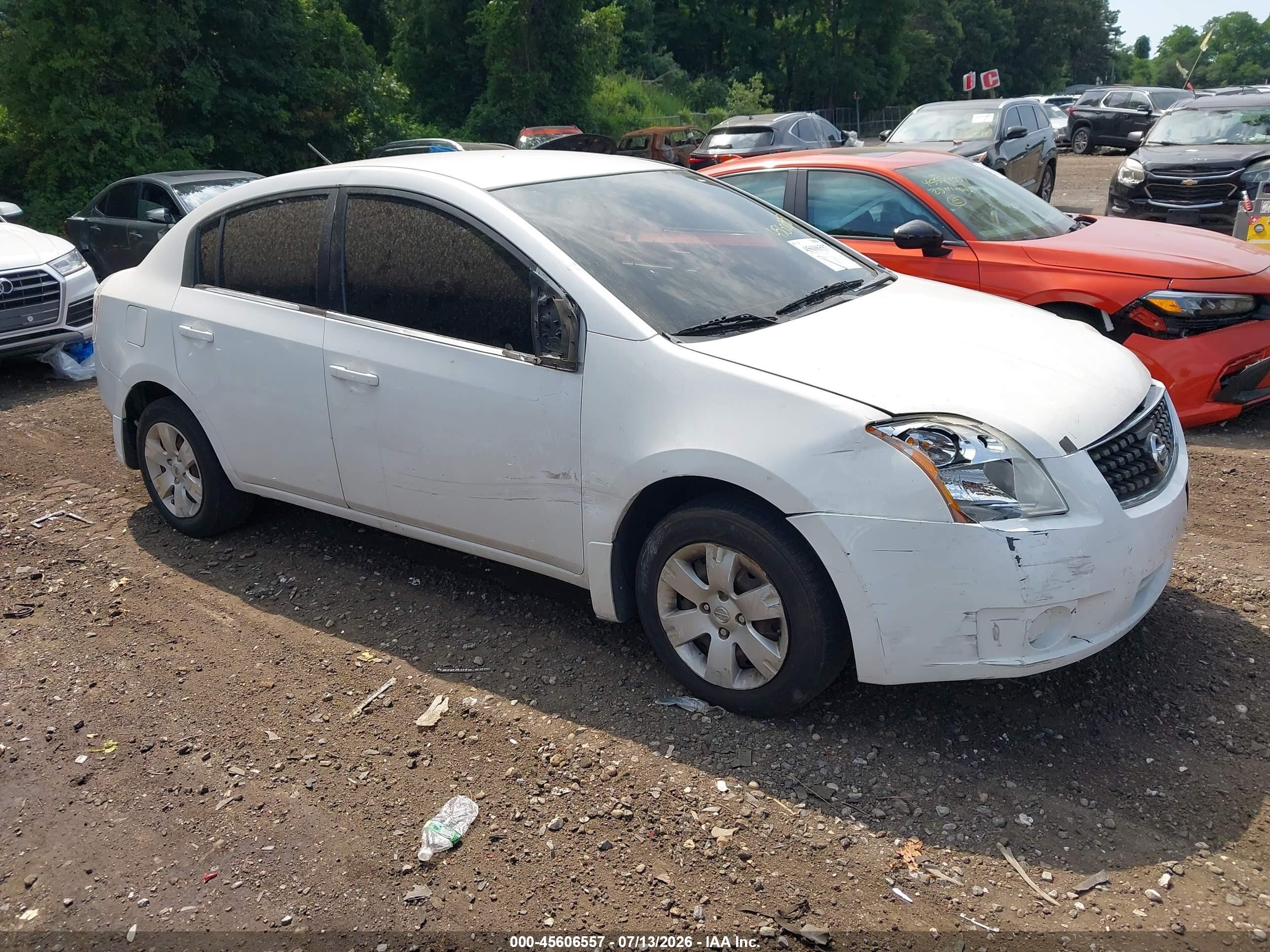 2008 Nissan Sentra 2.0 White vin: 3N1AB61E98L671924
