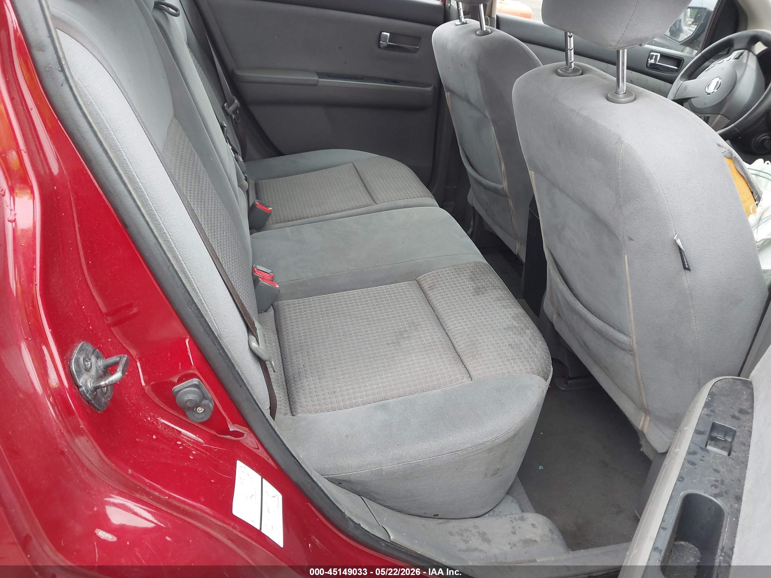 2008 Nissan Sentra 2.0s Red vin: 3N1AB61E98L687864