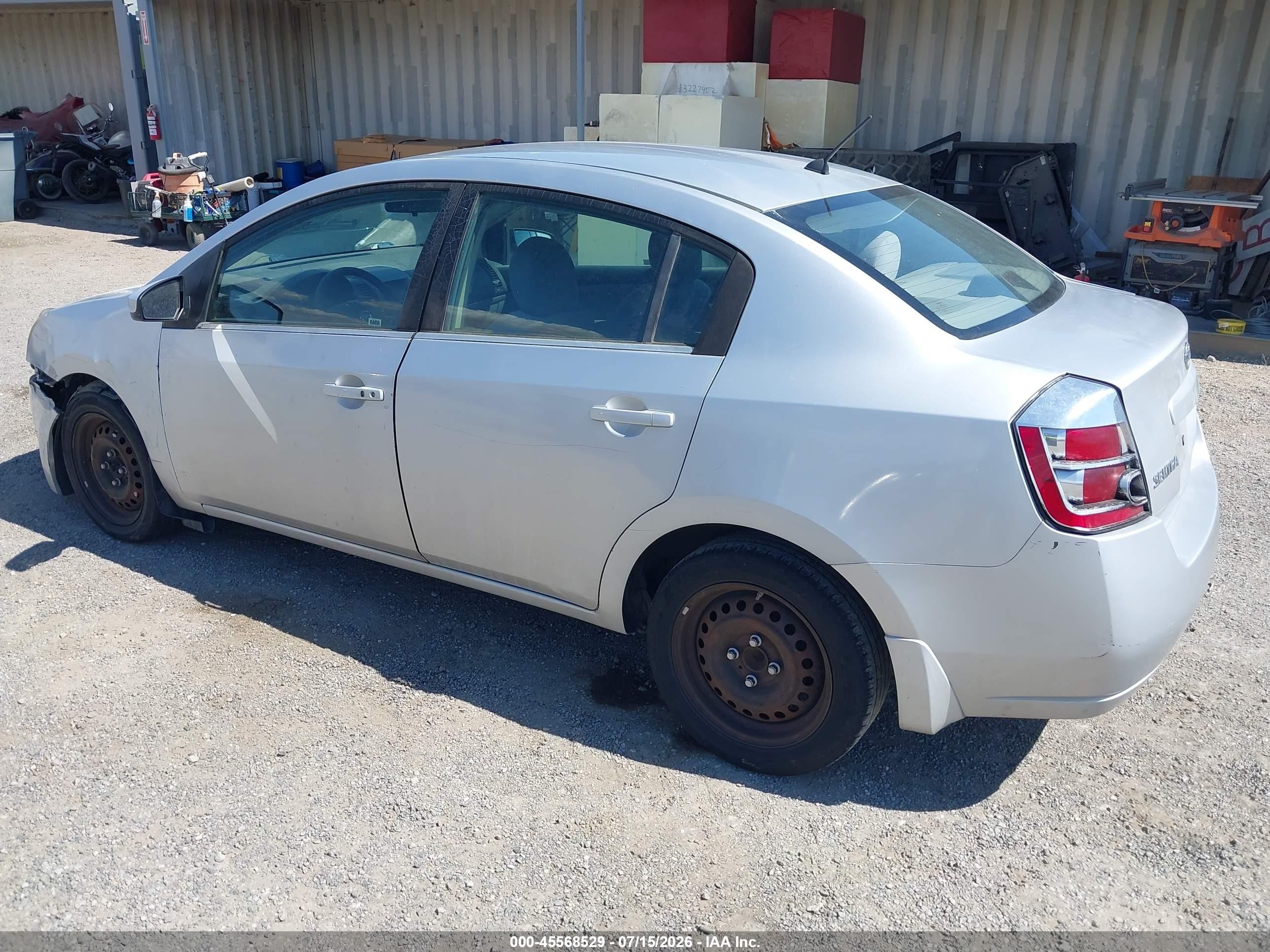 2008 Nissan Sentra 2.0 S Silver vin: 3N1AB61E98L696855